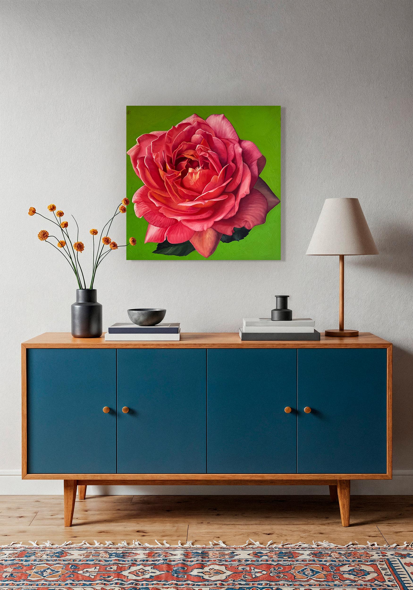 Forever Begins with Your Kiss - K.Husslein hyperrealistic flower rose Still life For Sale 4
