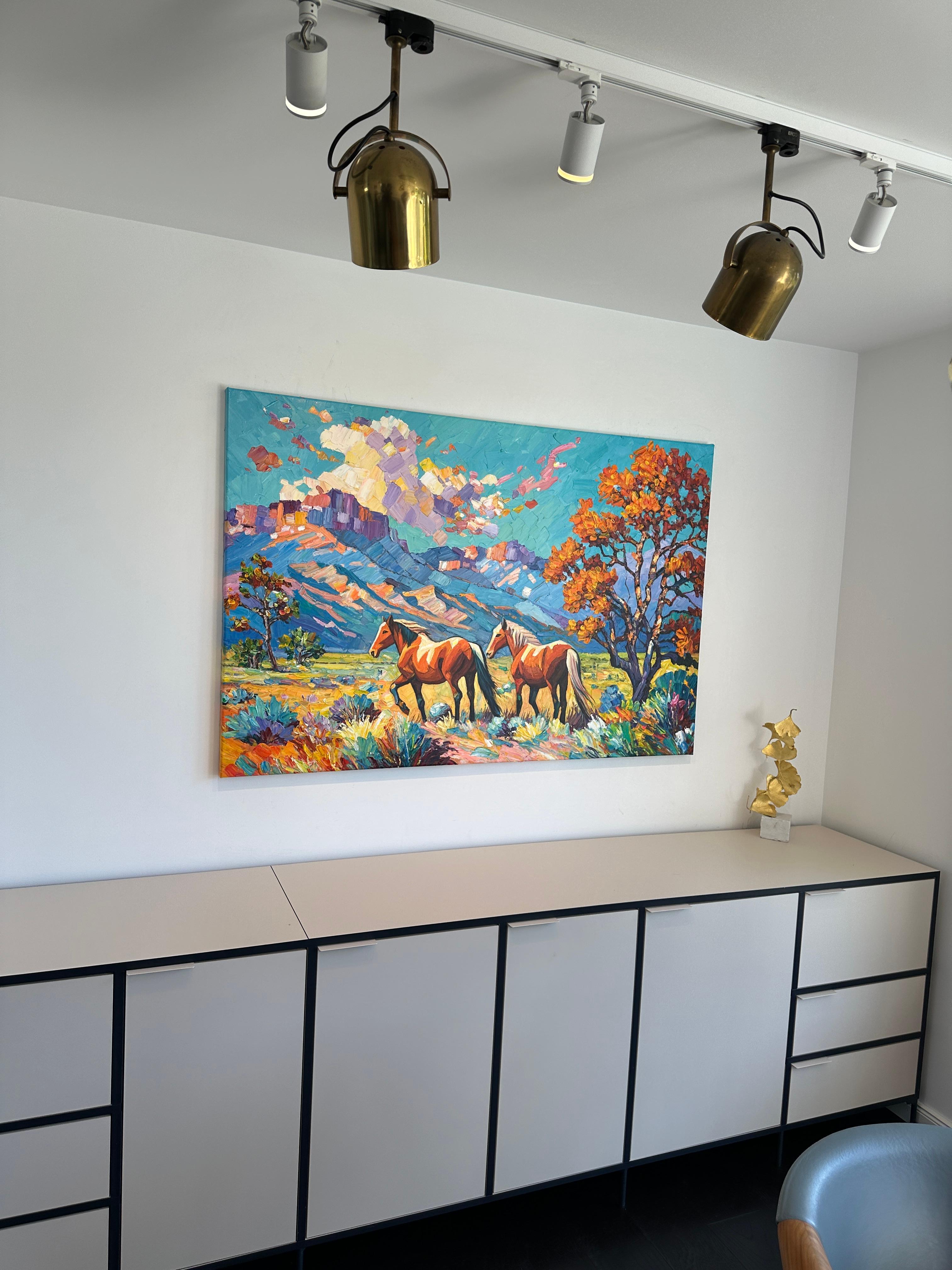 Free Spirit - Katharina Husslein Impasto Oil Landscape Painting For Sale 9
