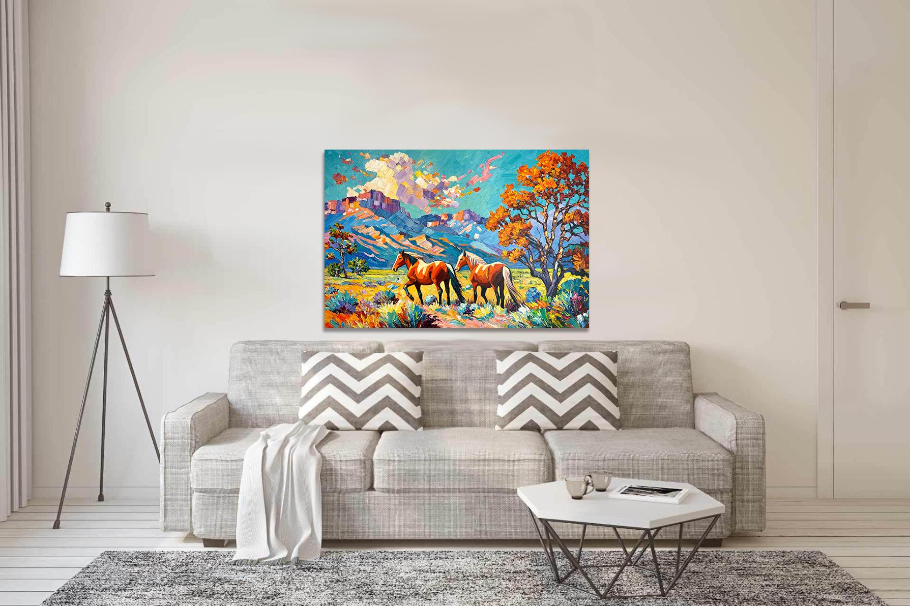 Free Spirit - Katharina Husslein Impasto Oil Landscape Painting For Sale 12