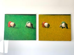 Glorious fields by Katharina Husslein contemporary abstract oil painting
