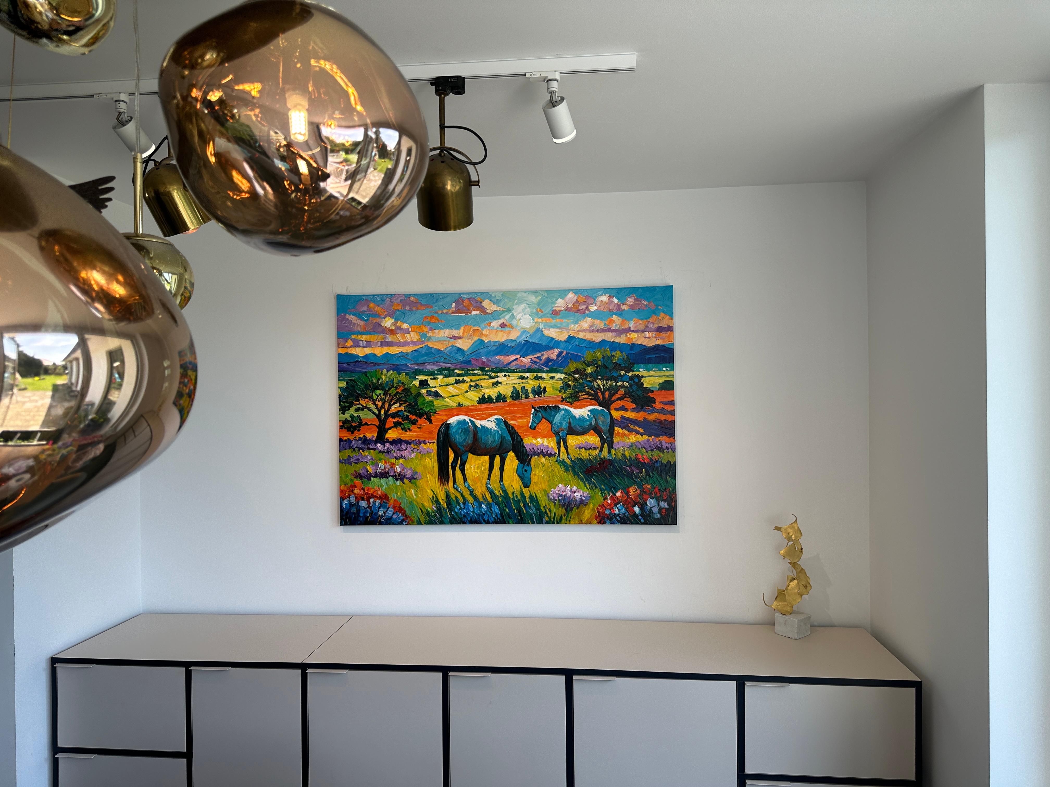 God gave me You - Katharina Husslein Impasto Oil Landscape Painting For Sale 9