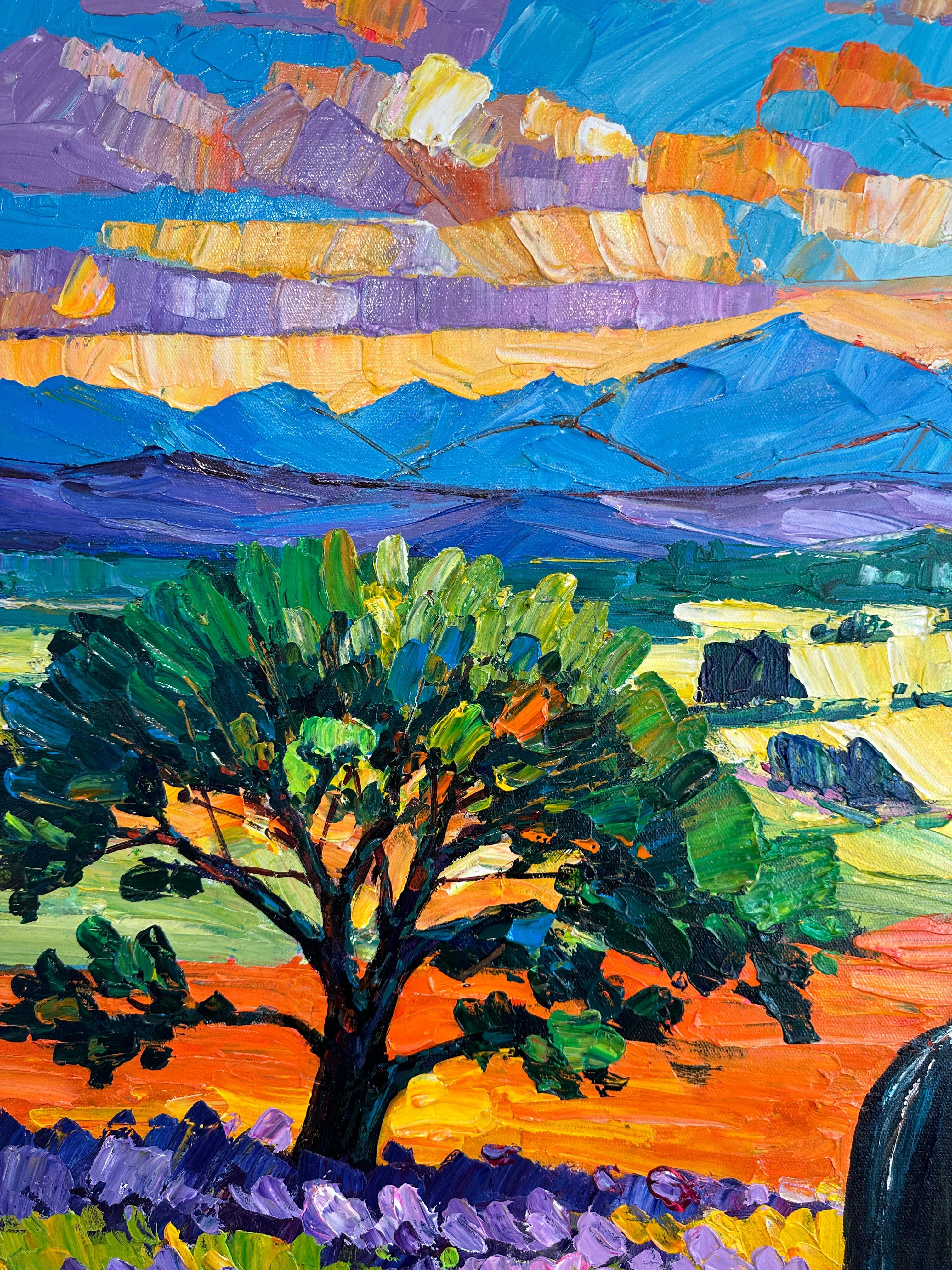God gave me You - Katharina Husslein Impasto Oil Landscape Painting For Sale 11