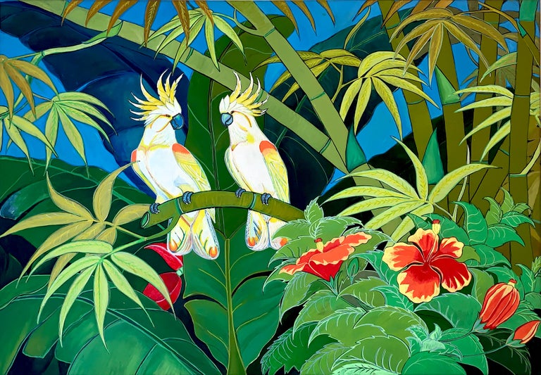 Katharina Husslein Green Jungle Love by Katharina Husslein Blue