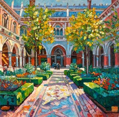 I carry this Place wherever I go - by K.Husslein Impasto Architecture Painting