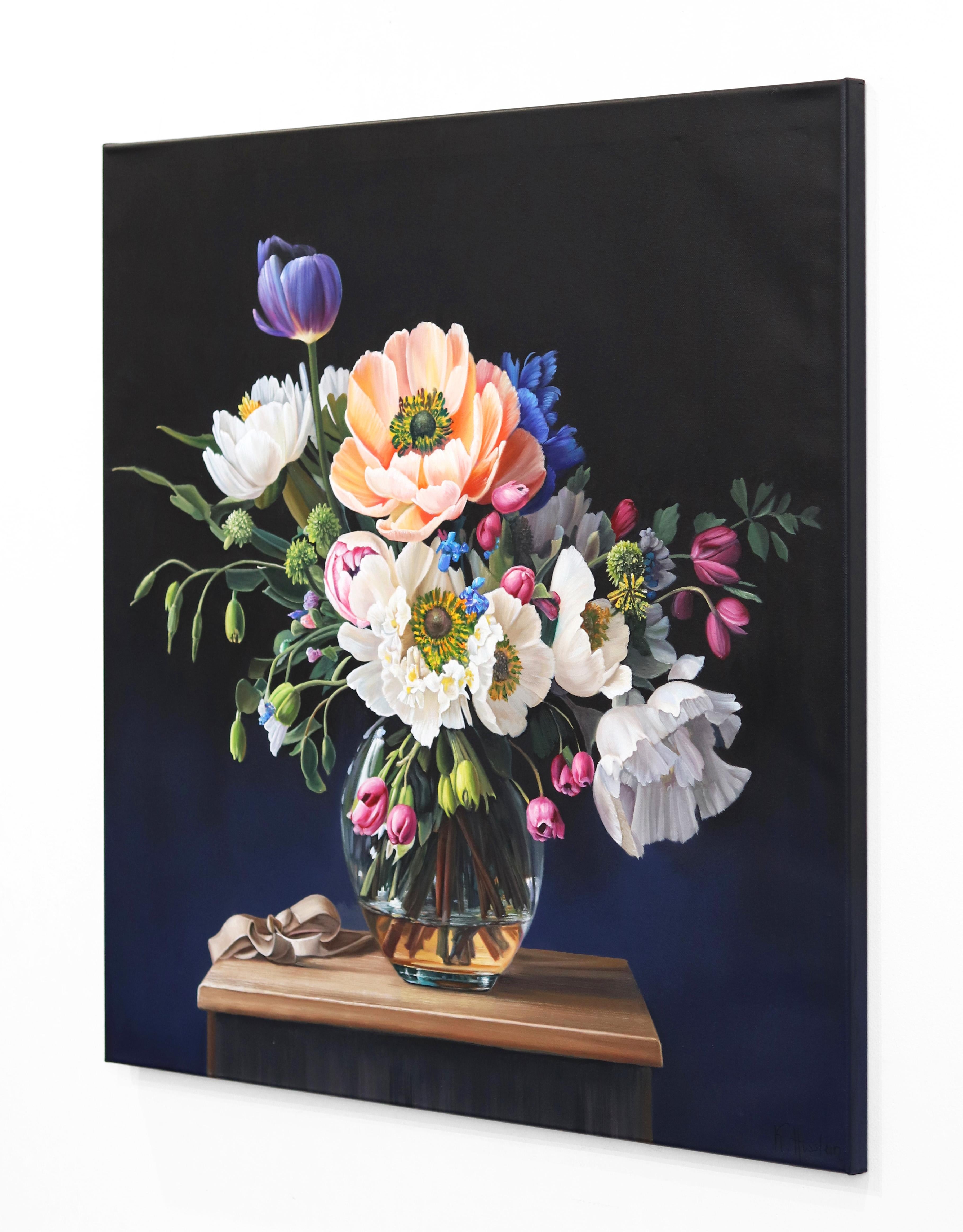 I Have Only My Dreams - Hyperrealist Botanical Floral Still Life Oil Painting 2