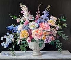 Je t'ai embrassé tant de fois sous l'infini K.Husslein Nature morte hyperréaliste