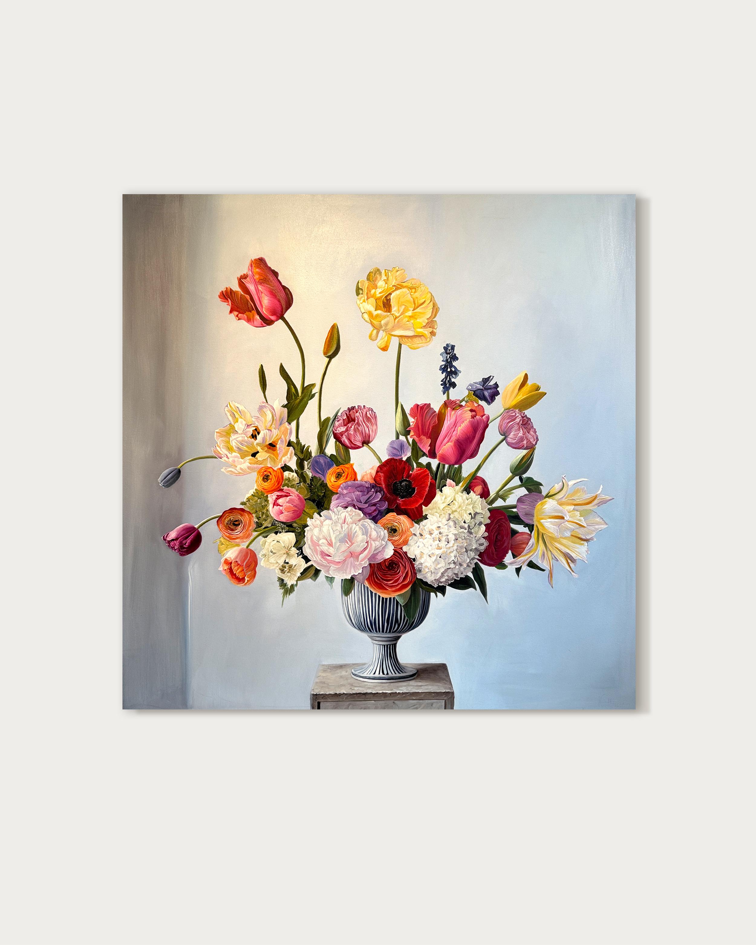 I love thee to the depth and breadth - K Husslein Hyperrealistic Still life - Abstract Painting by Katharina Husslein