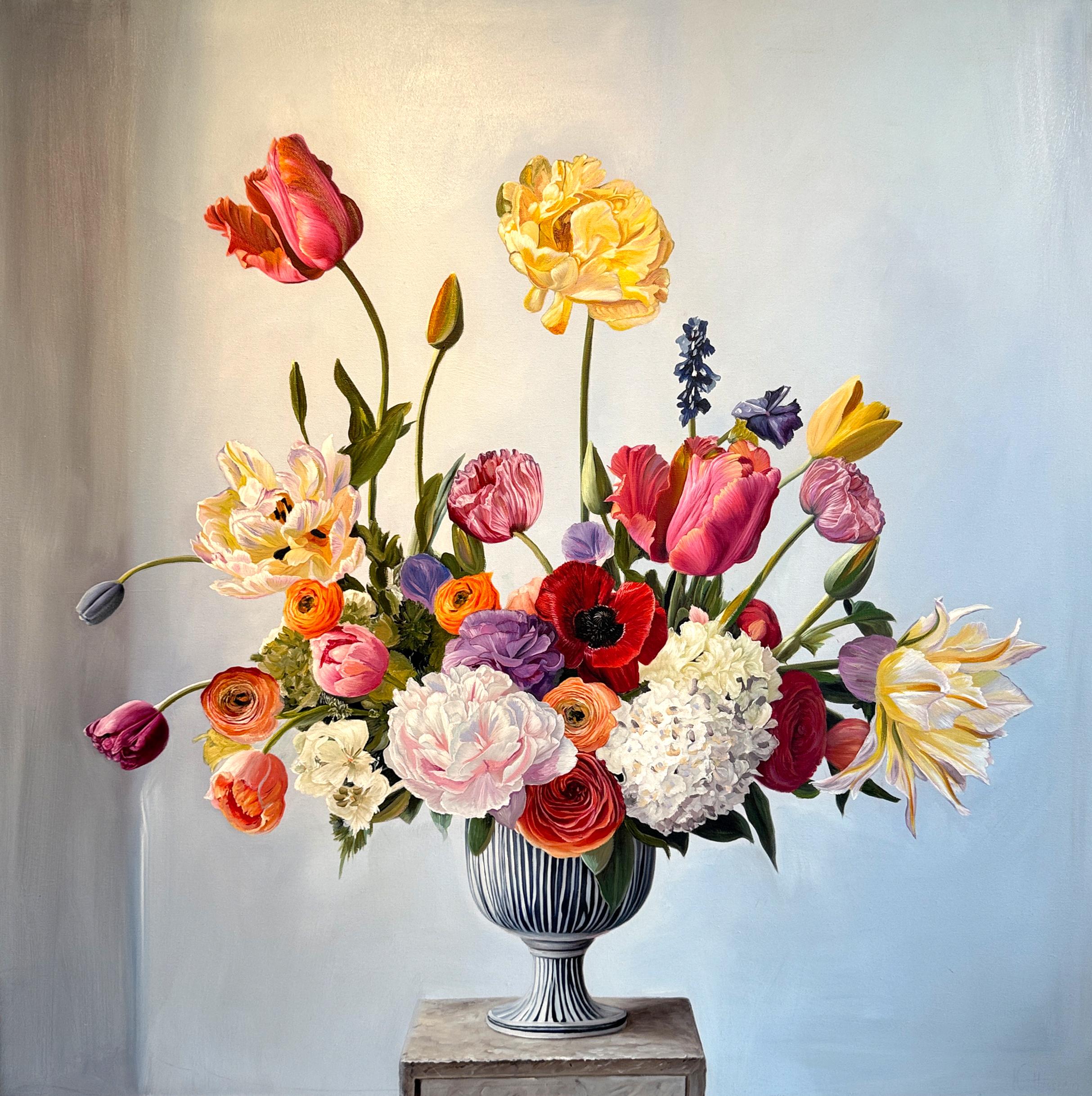 I love thee to the depth and breadth - K Husslein Hyperrealistic Still life - Painting by Katharina Husslein