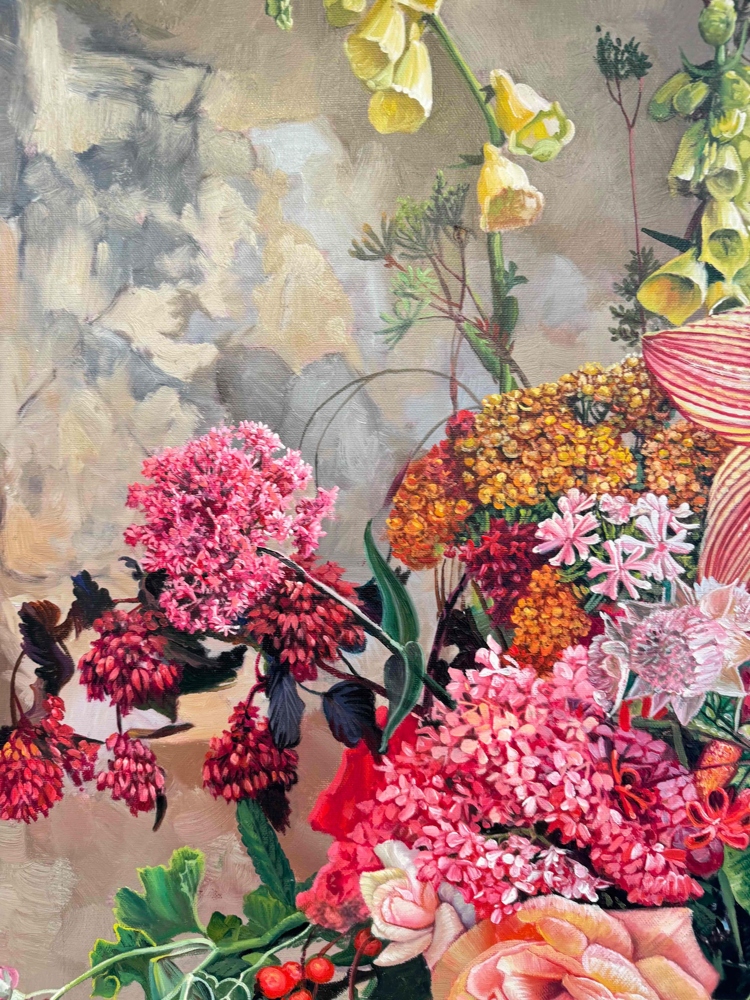 I seem to have loved you in numberless forms KHusslein Hyperrealistic Still life For Sale 1