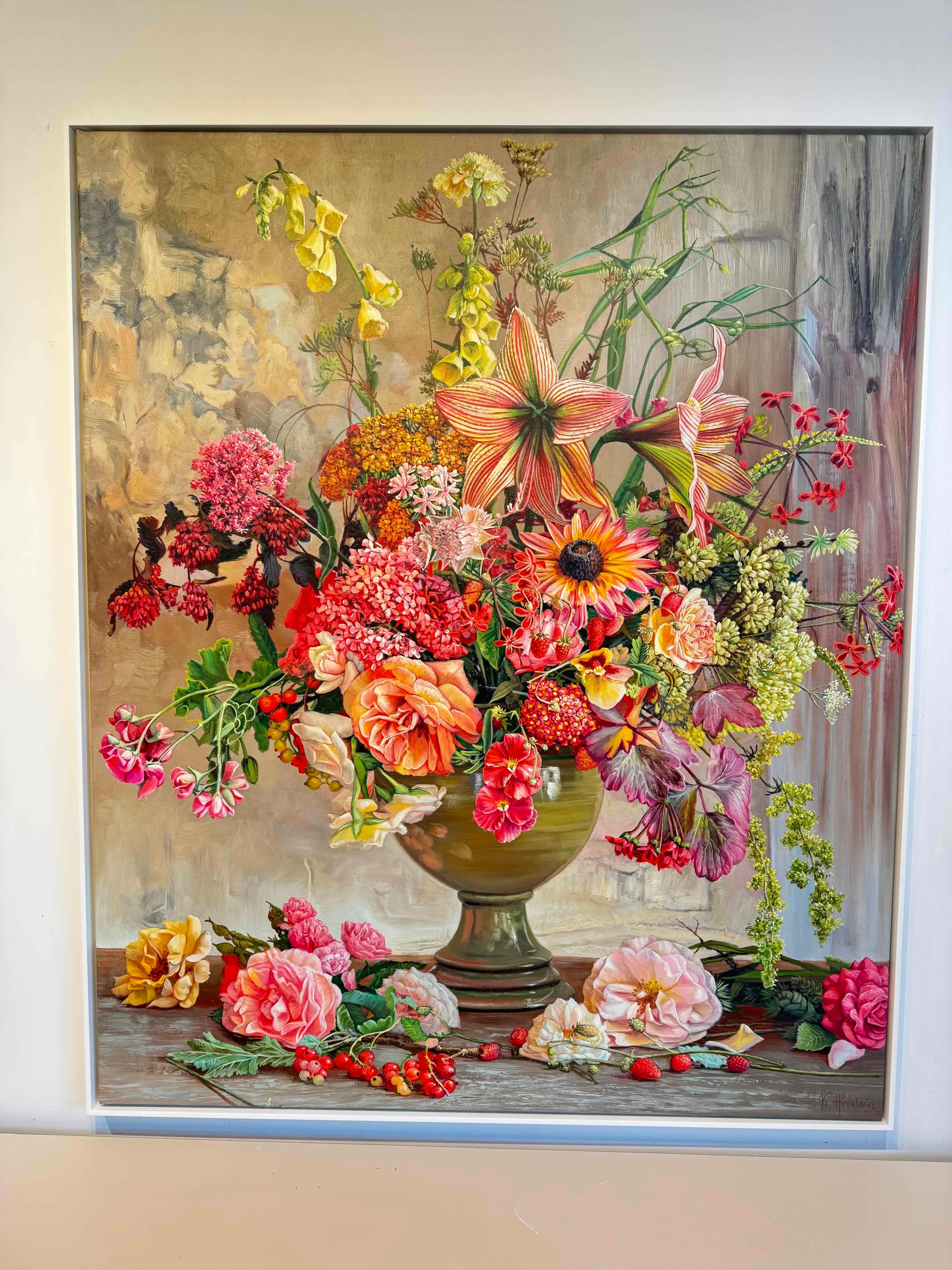 I seem to have loved you in numberless forms KHusslein Hyperrealistic Still life For Sale 2