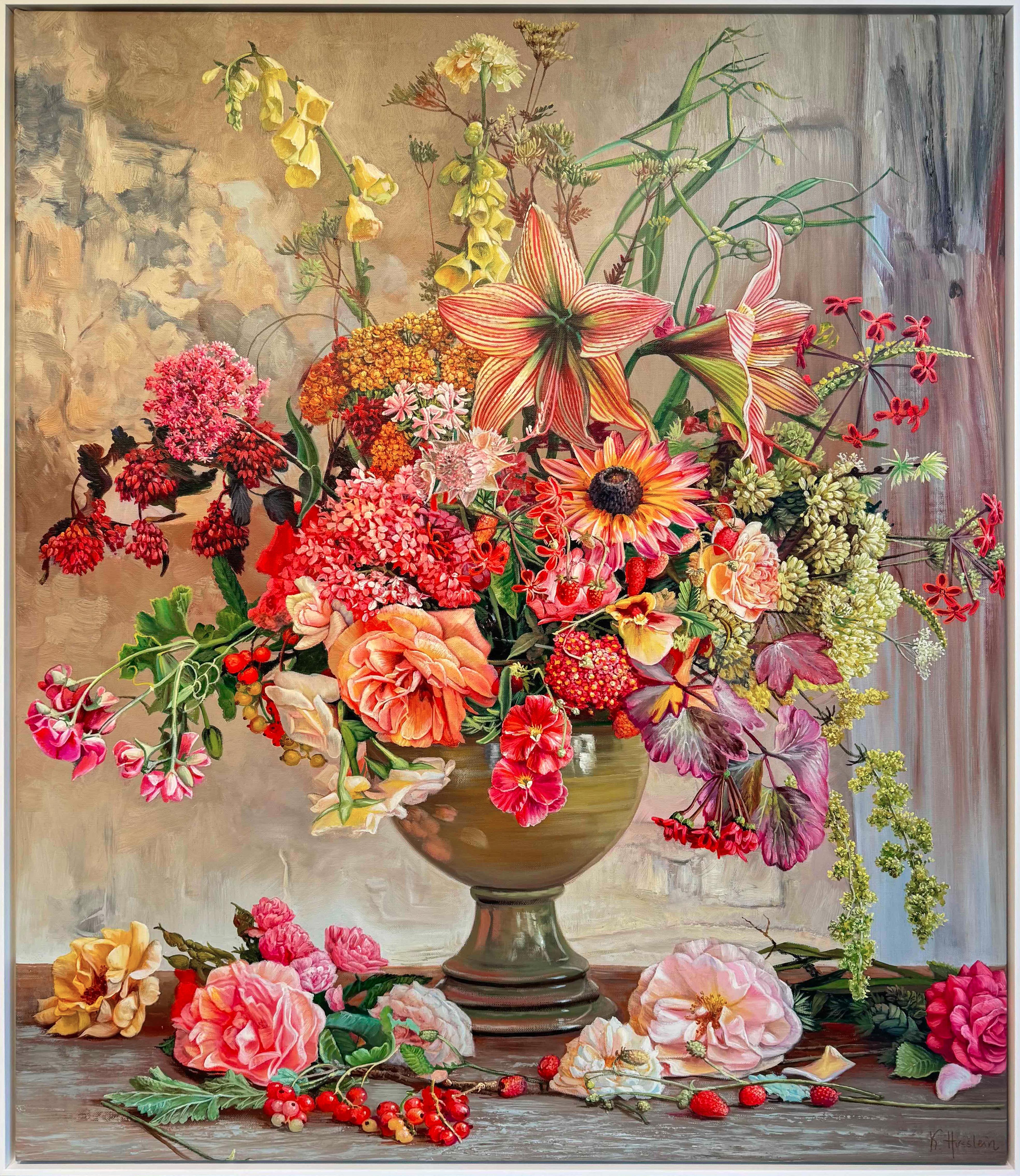 I seem to have loved you in numberless forms KHusslein Hyperrealistic Still life