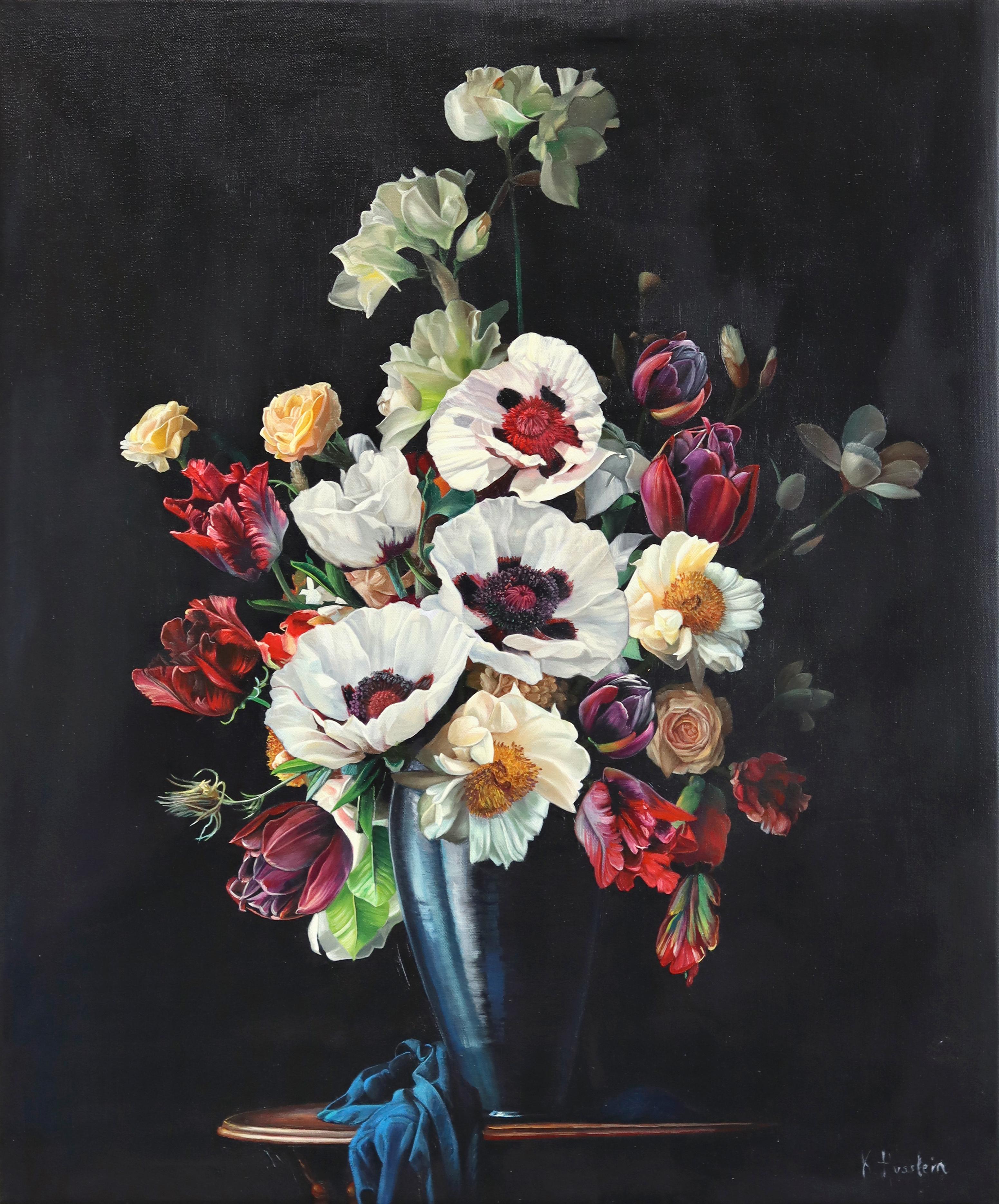 I Want That Kind of Forever That Burns Bright - Bouquet Still Life Painting