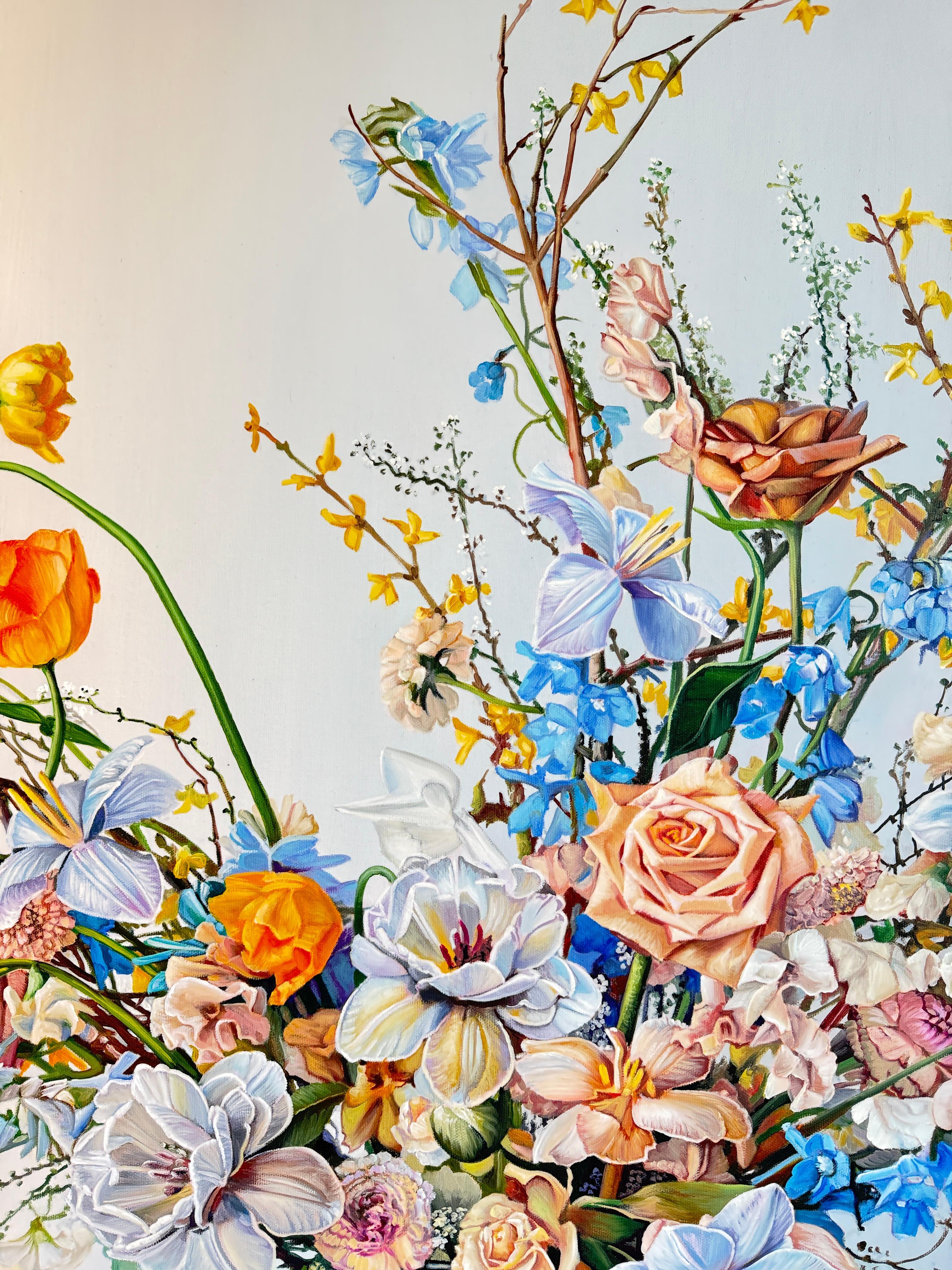 Immortality sleeps homelessly in my wild heart - K.Husslein Flower Still life For Sale 9