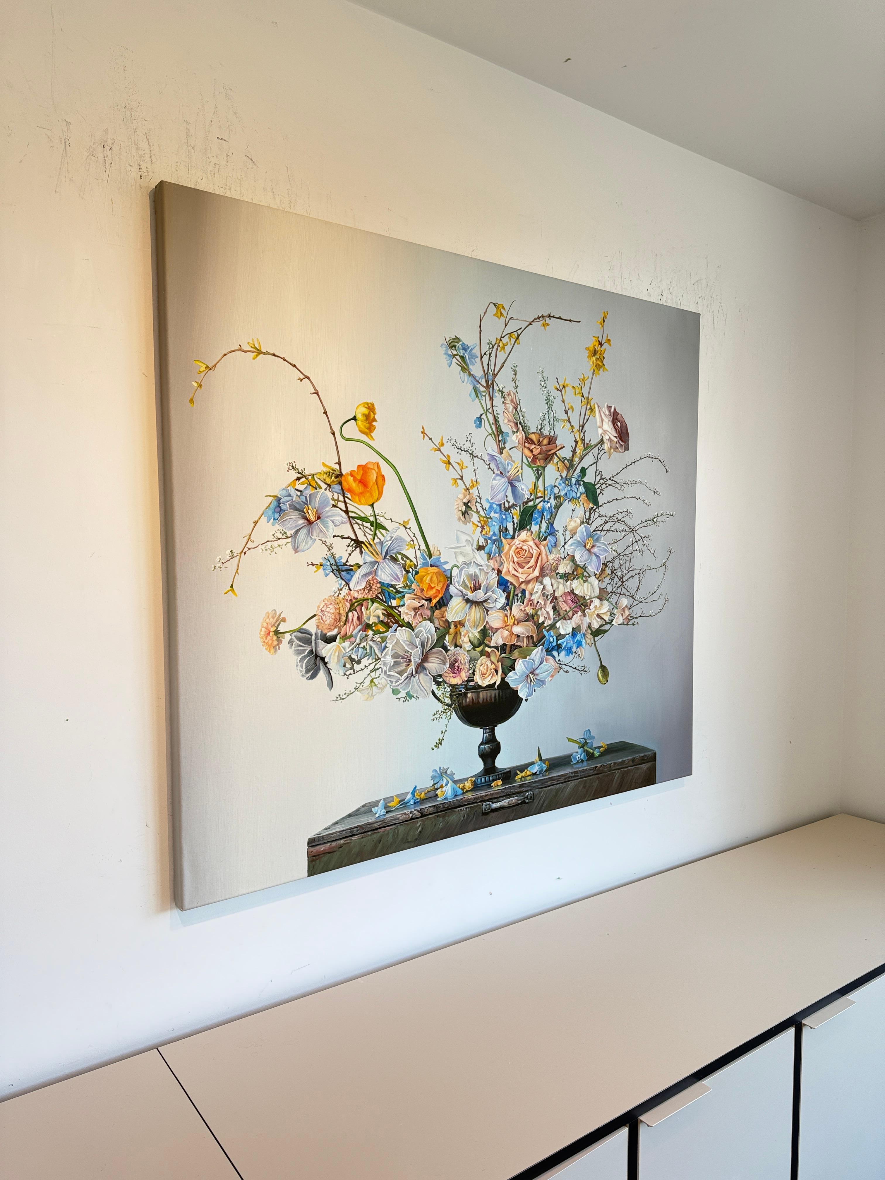 Immortality sleeps homelessly in my wild heart - K.Husslein Flower Still life For Sale 2