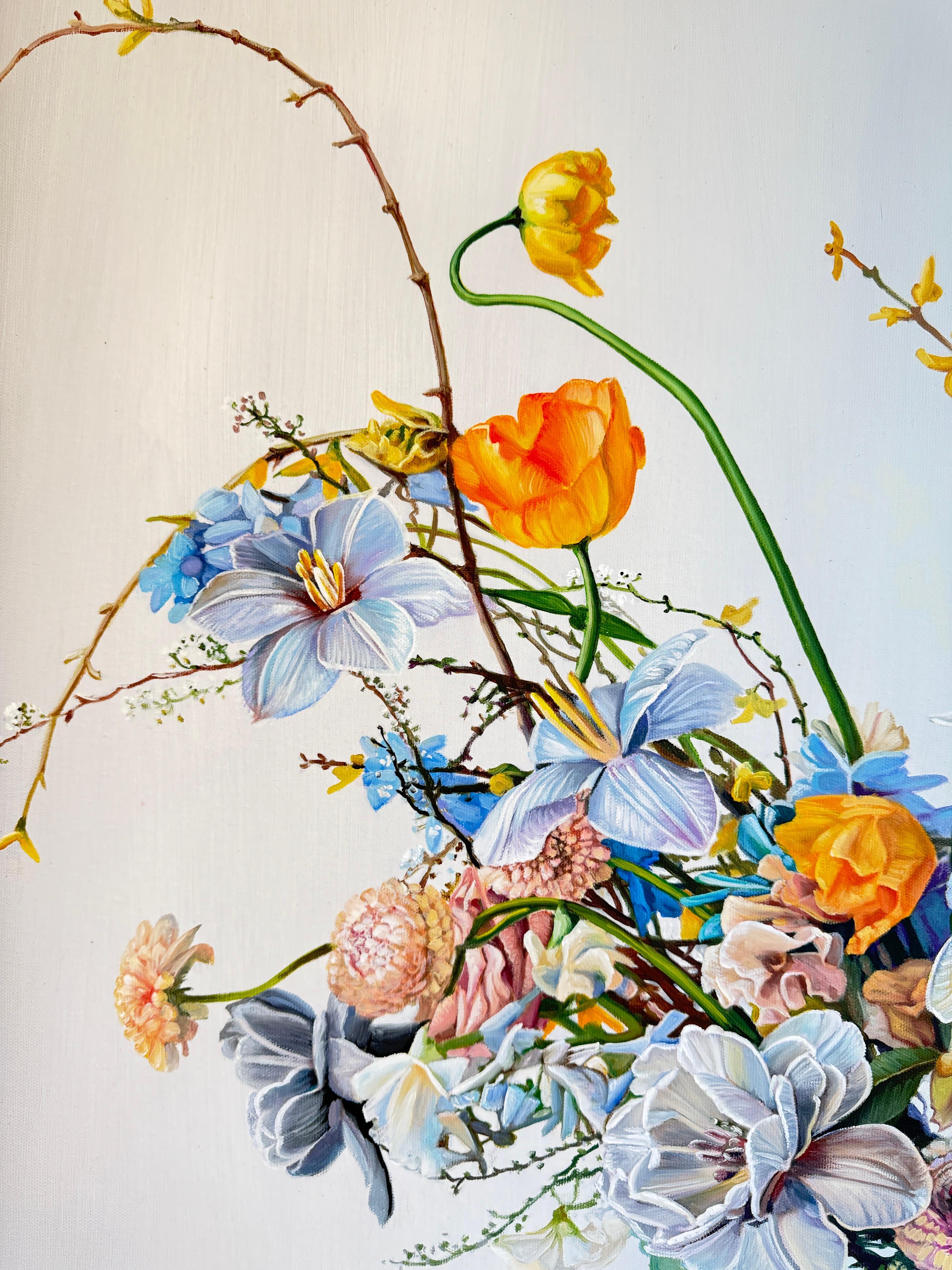 Immortality sleeps homelessly in my wild heart - K.Husslein Flower Still life For Sale 3
