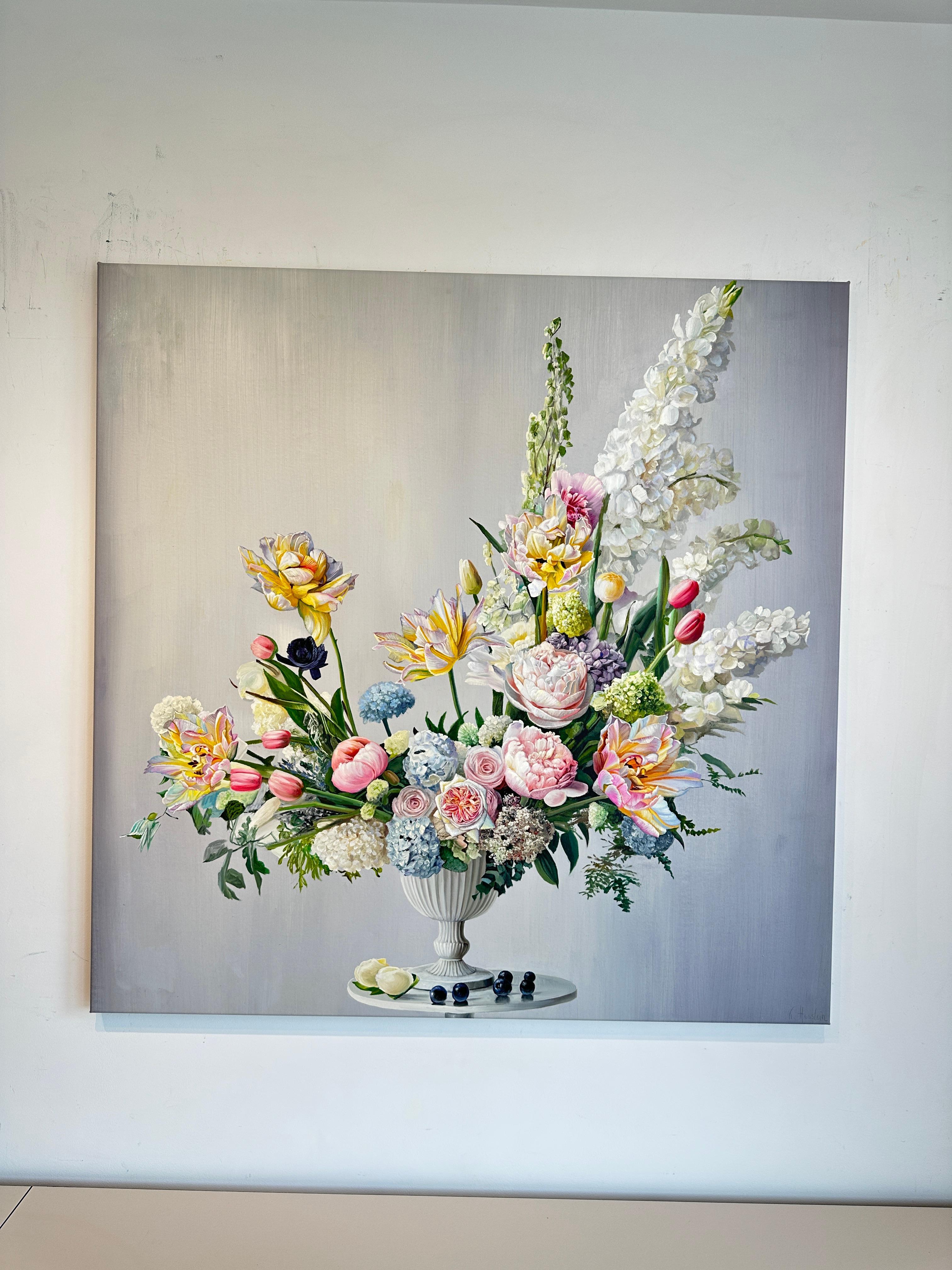 In Honour of Love di K.K. Natura morta iperrealistica - Painting Fotorealista di Katharina Husslein