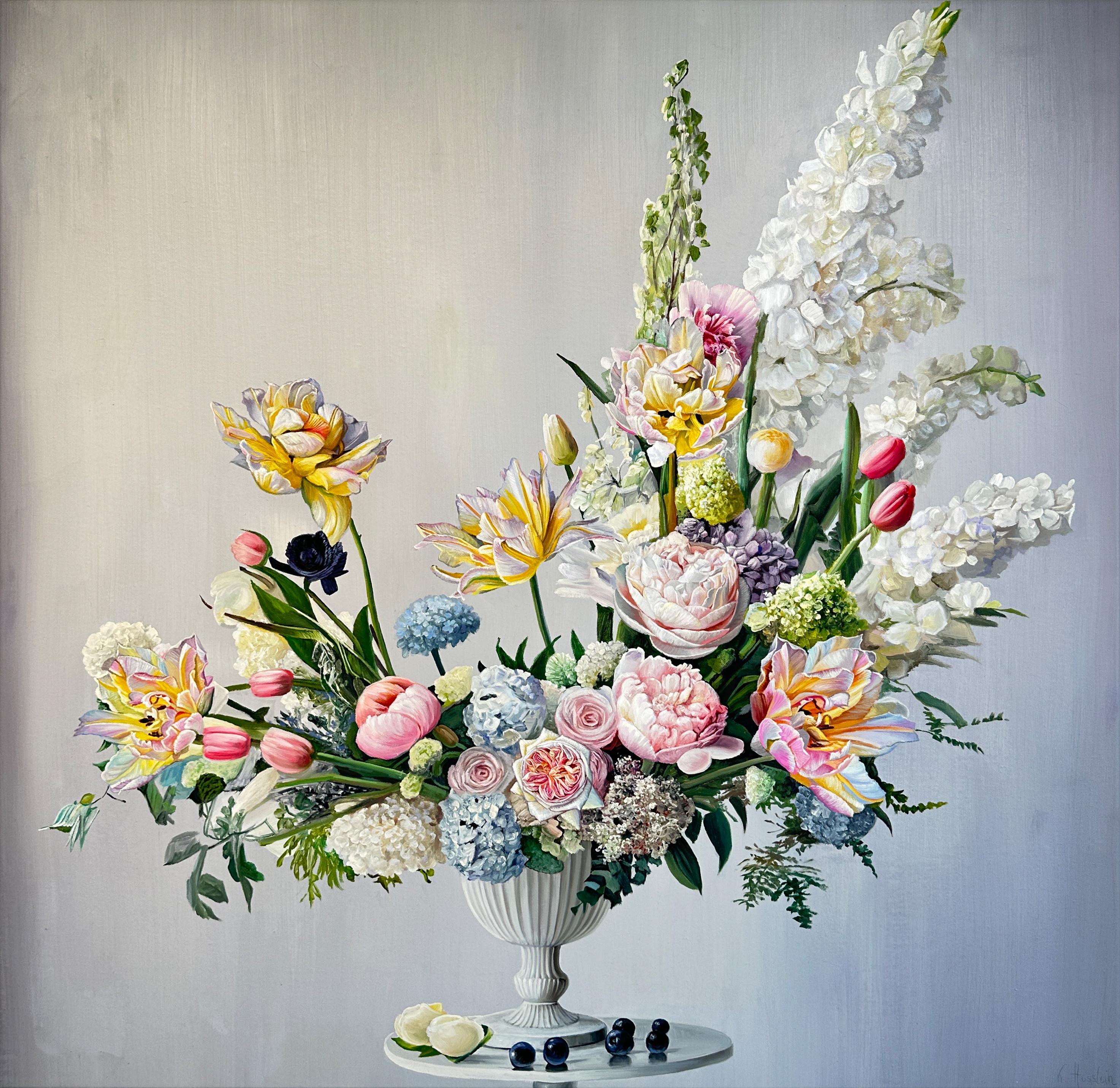 In Honour of Love di K.K. Natura morta iperrealistica - Painting di Katharina Husslein