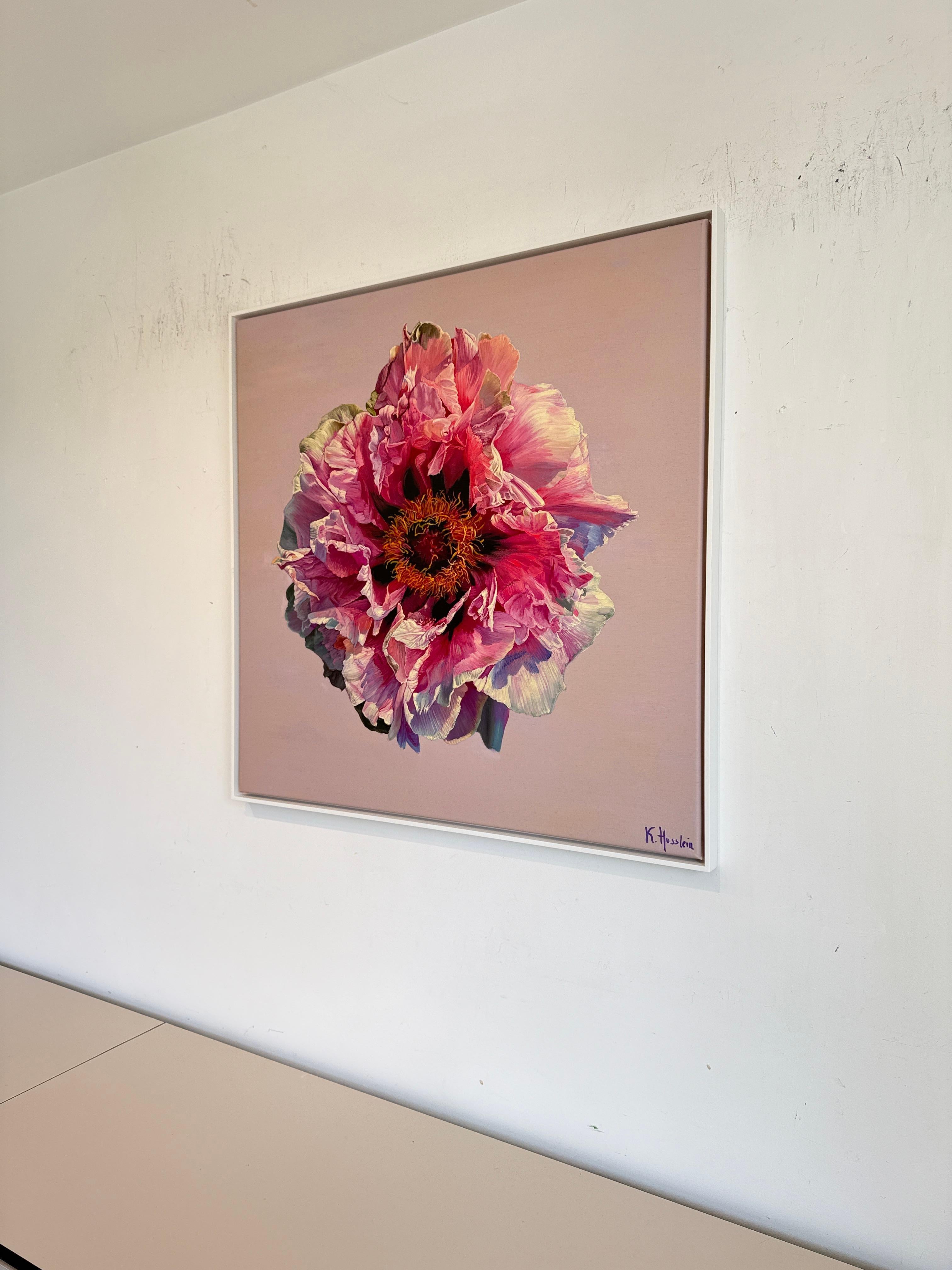 In deinem Leben leben meine unendlichen Träume  - K Husslein Blume Blumenstillleben im Angebot 10