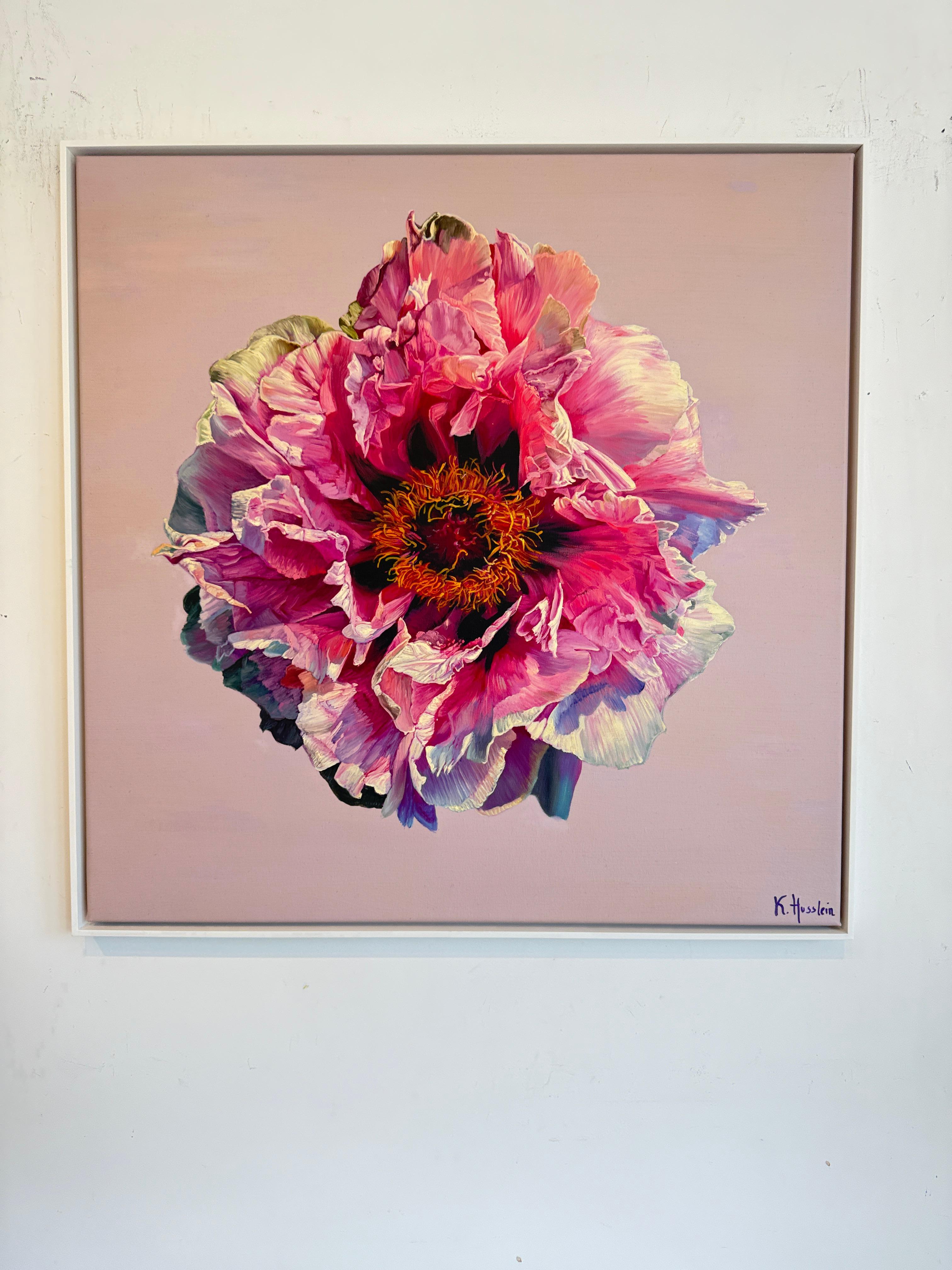 In deinem Leben leben meine unendlichen Träume  - K Husslein Blume Blumenstillleben im Angebot 11