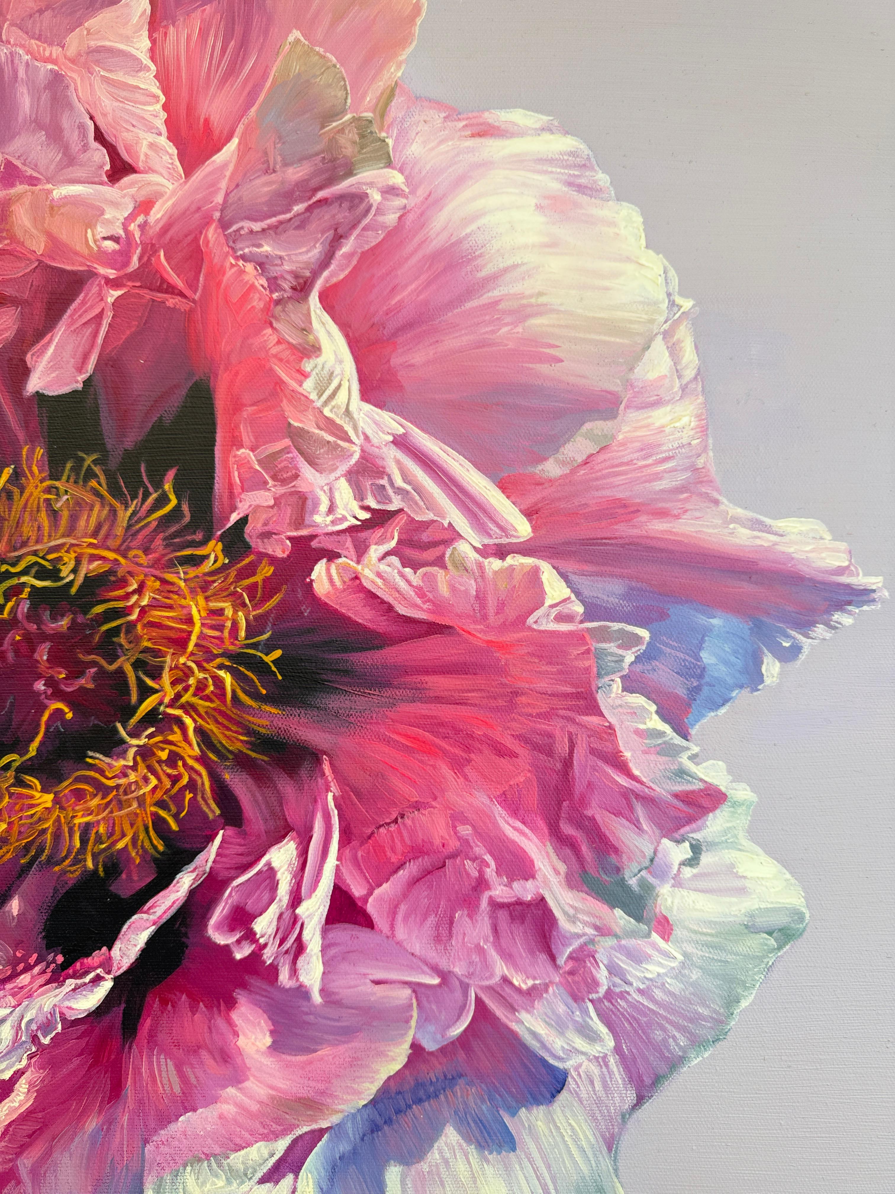 In deinem Leben leben meine unendlichen Träume  - K Husslein Blume Blumenstillleben im Angebot 1