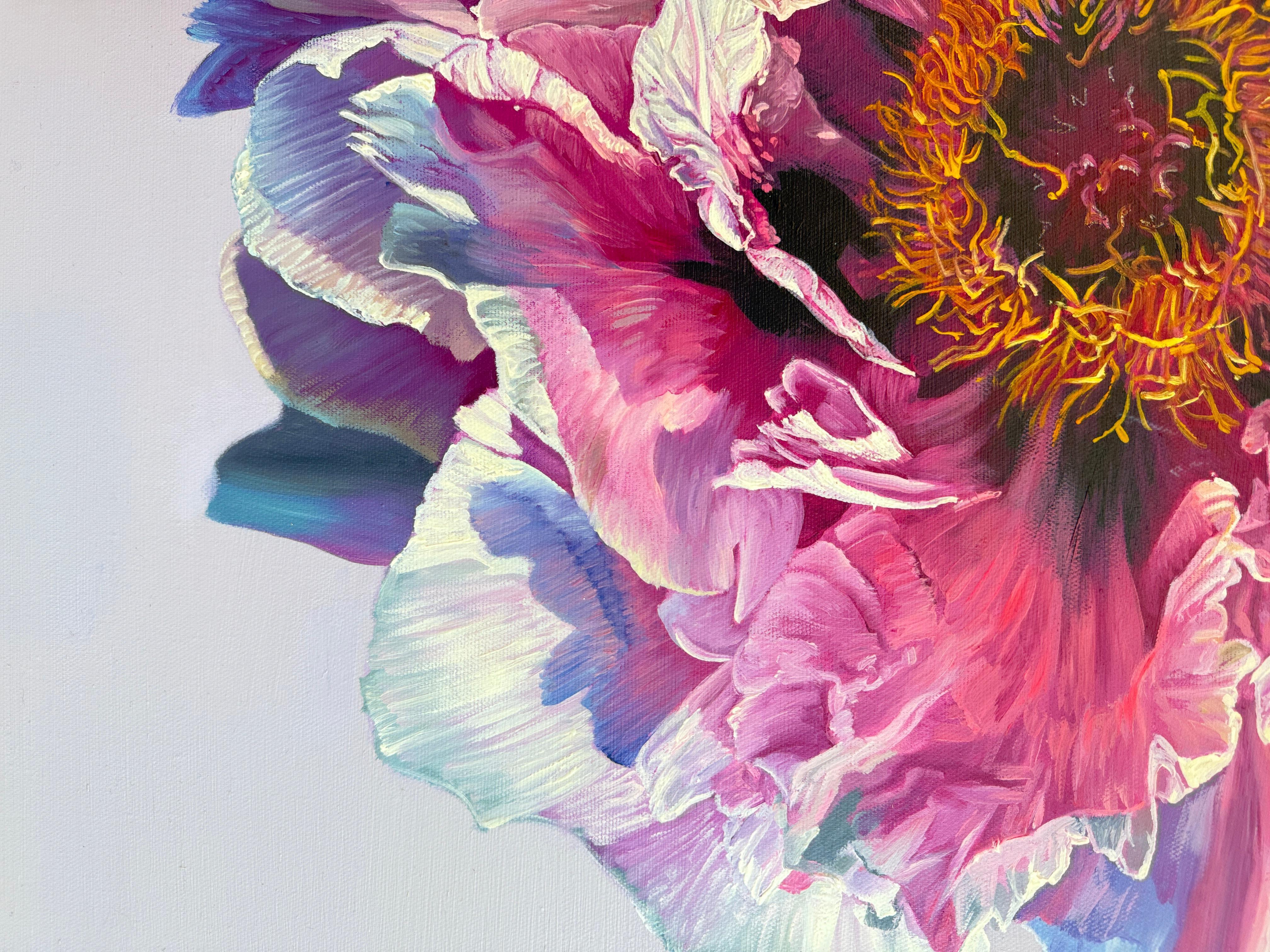 In deinem Leben leben meine unendlichen Träume  - K Husslein Blume Blumenstillleben im Angebot 5