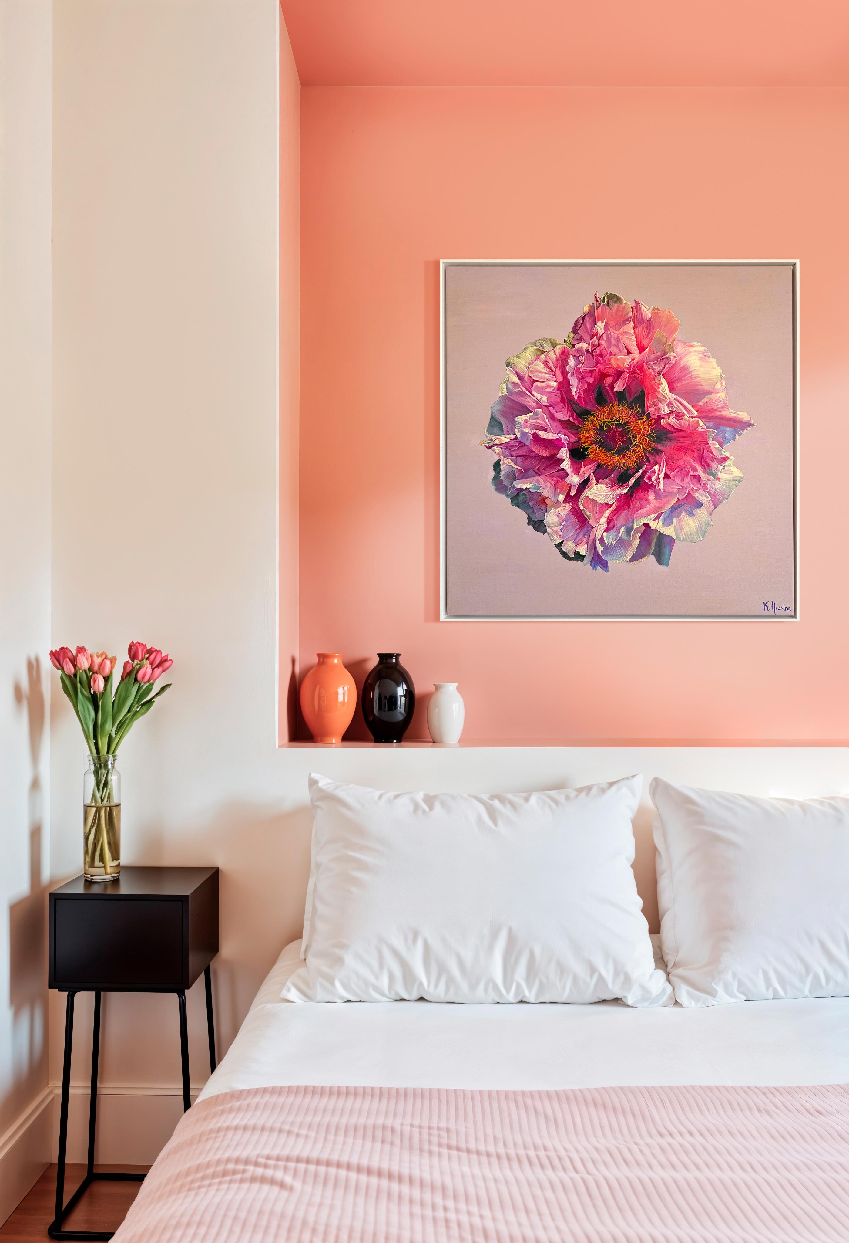 In deinem Leben leben meine unendlichen Träume  - K Husslein Blume Blumenstillleben im Angebot 6