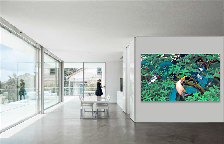 Jungle Love Story by Katharina Husslein Contemporary Landscape For Sale 9