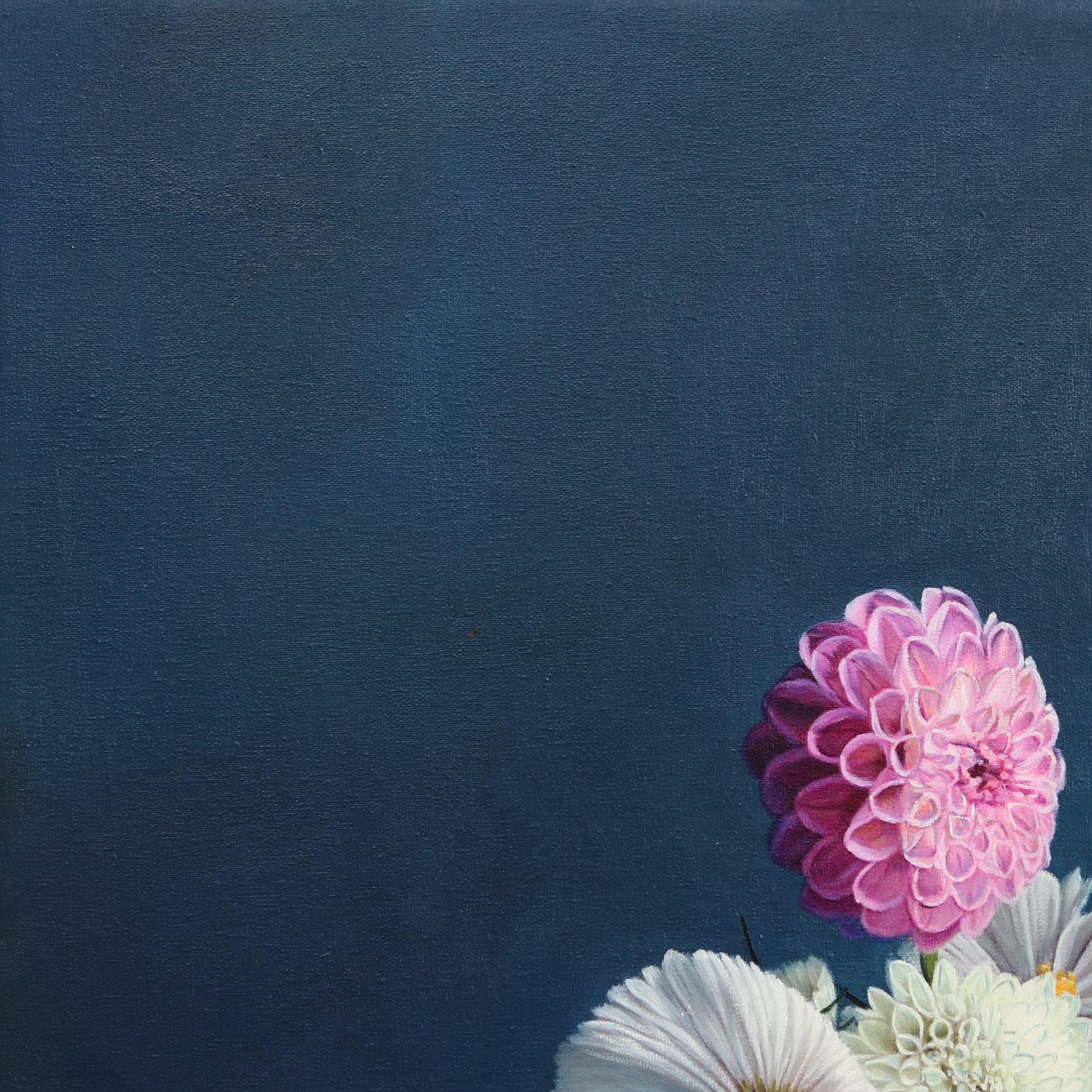 Inspired by paintings created by old masters and the immersive nature she experienced in the Black Forest, German artist Katharina Husslein paints in a representational hyperrealistic manner to capture lively bouquets and saturated landscapes.