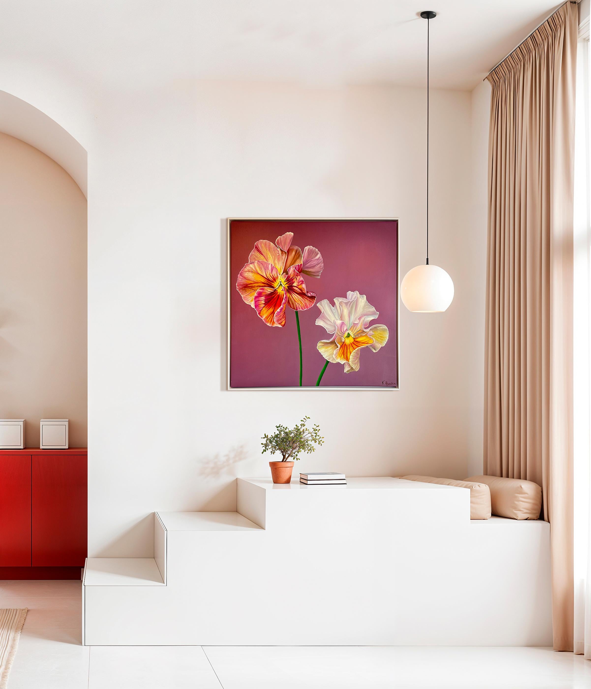 Love consists in this that two solitude - K.Husslein Hyperrealistic Still life For Sale 7