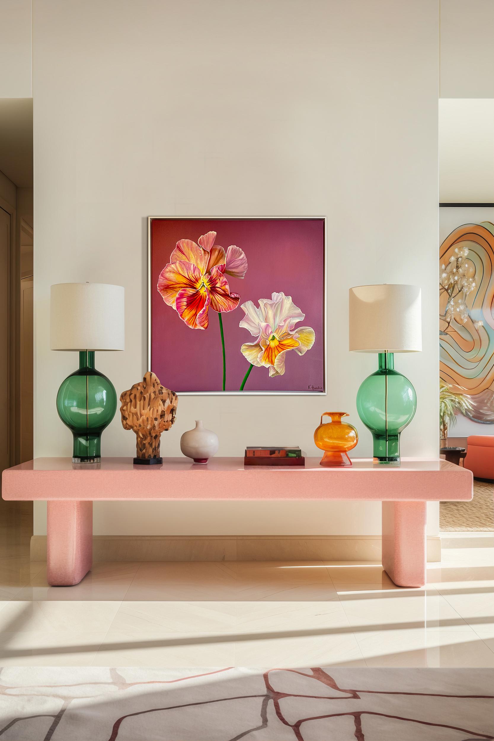 Love consists in this that two solitude - K.Husslein Hyperrealistic Still life For Sale 10