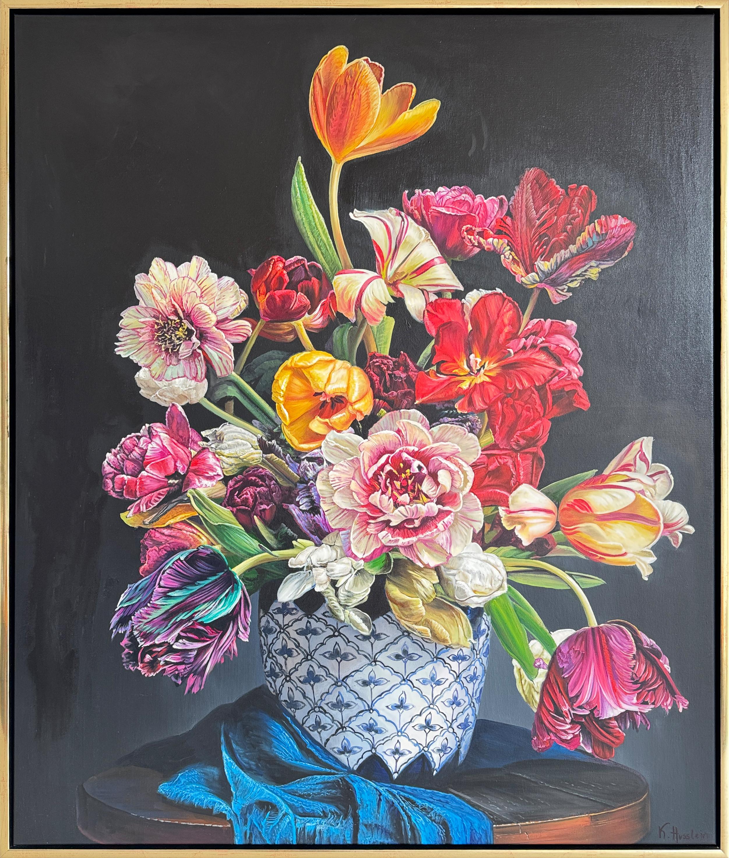 Love looks not with the eyes but with the mind K.Husslein flower Still life