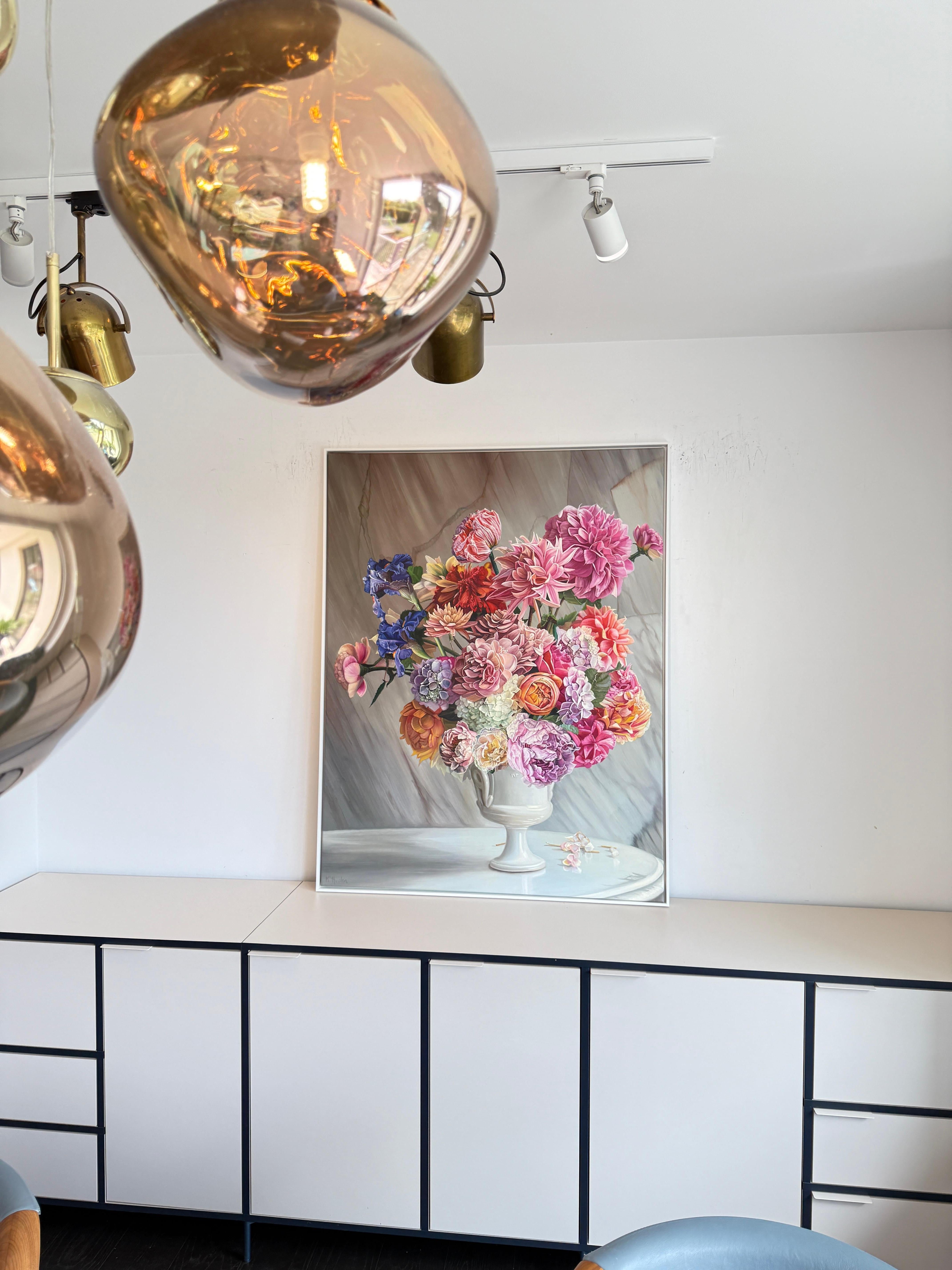 Make me immortal with a Kiss - K Husslein Botanical Hyperrealistic Still life For Sale 7