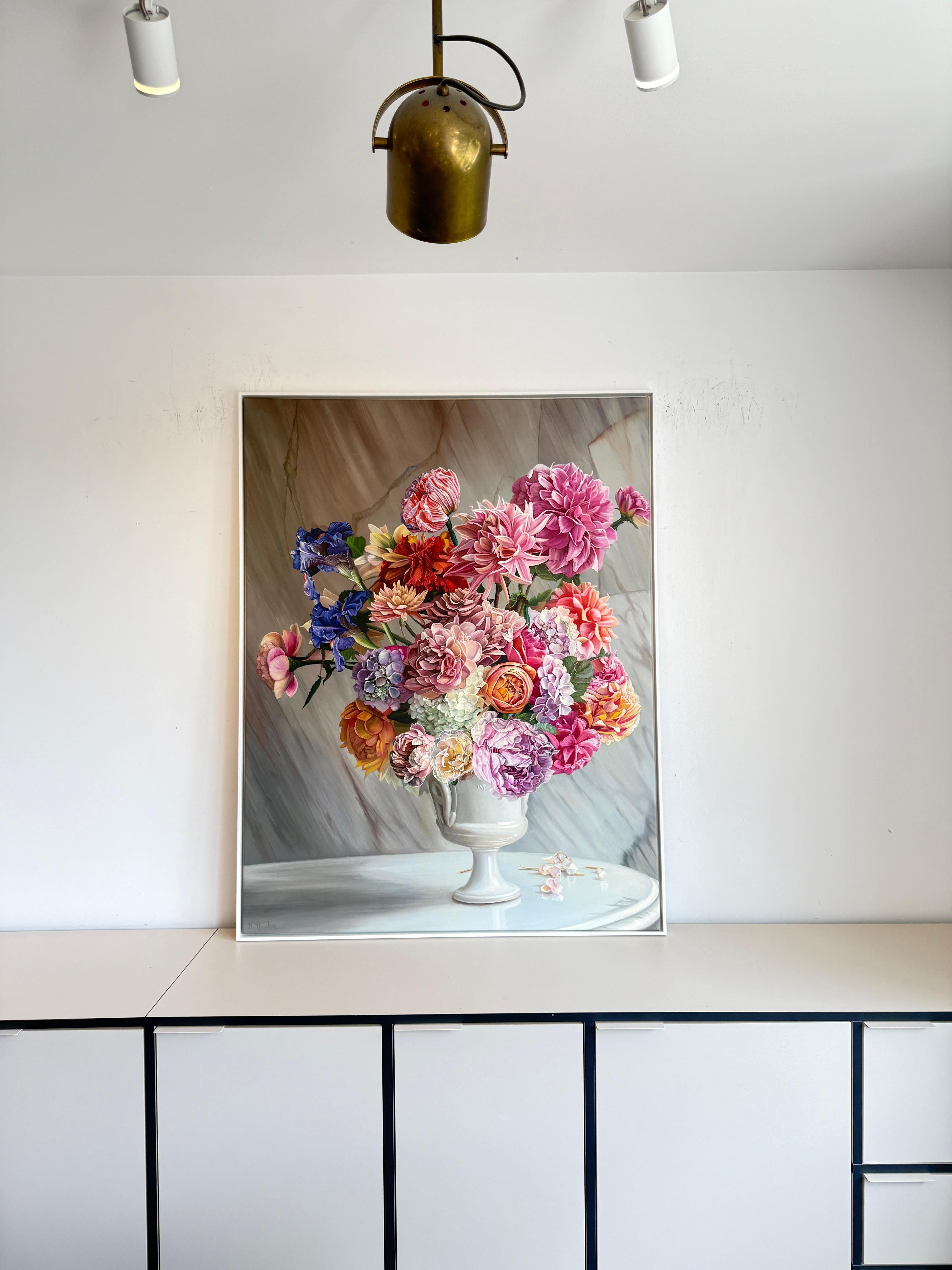 Make me immortal with a Kiss - K Husslein Botanical Hyperrealistic Still life For Sale 9