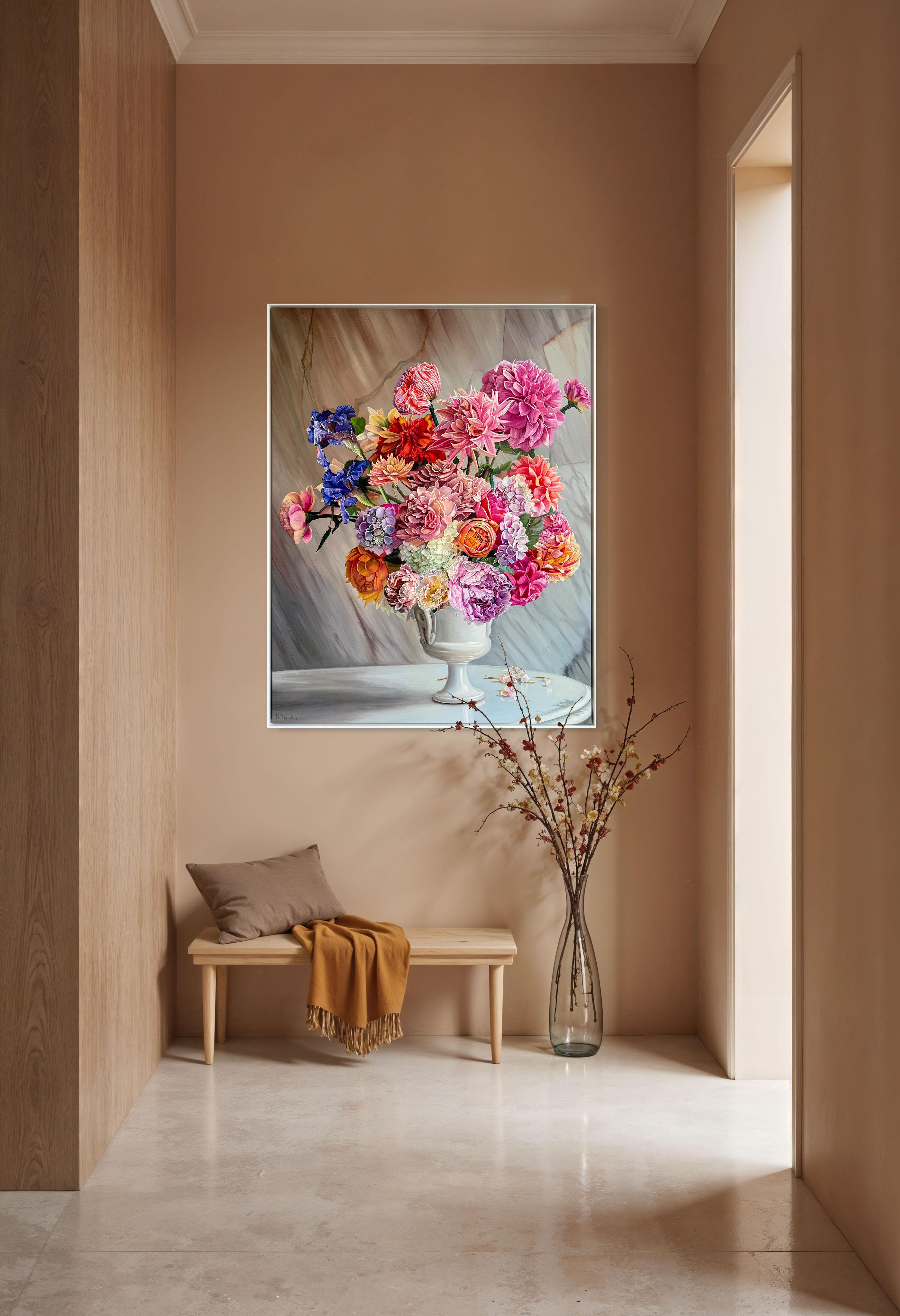Make me immortal with a Kiss - K Husslein Botanical Hyperrealistic Still life For Sale 10