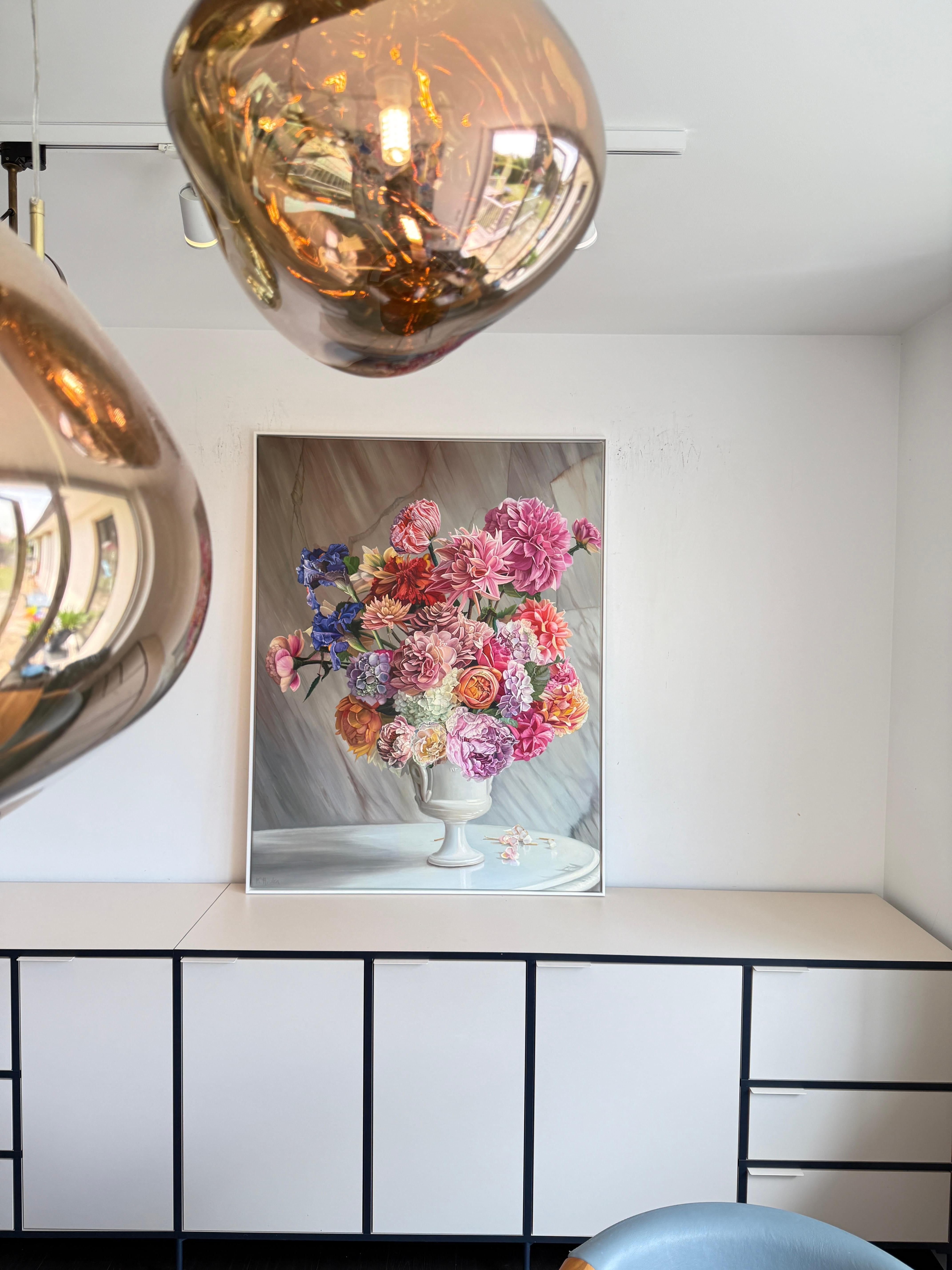 Make me immortal with a Kiss - K Husslein Botanical Hyperrealistic Still life For Sale 2