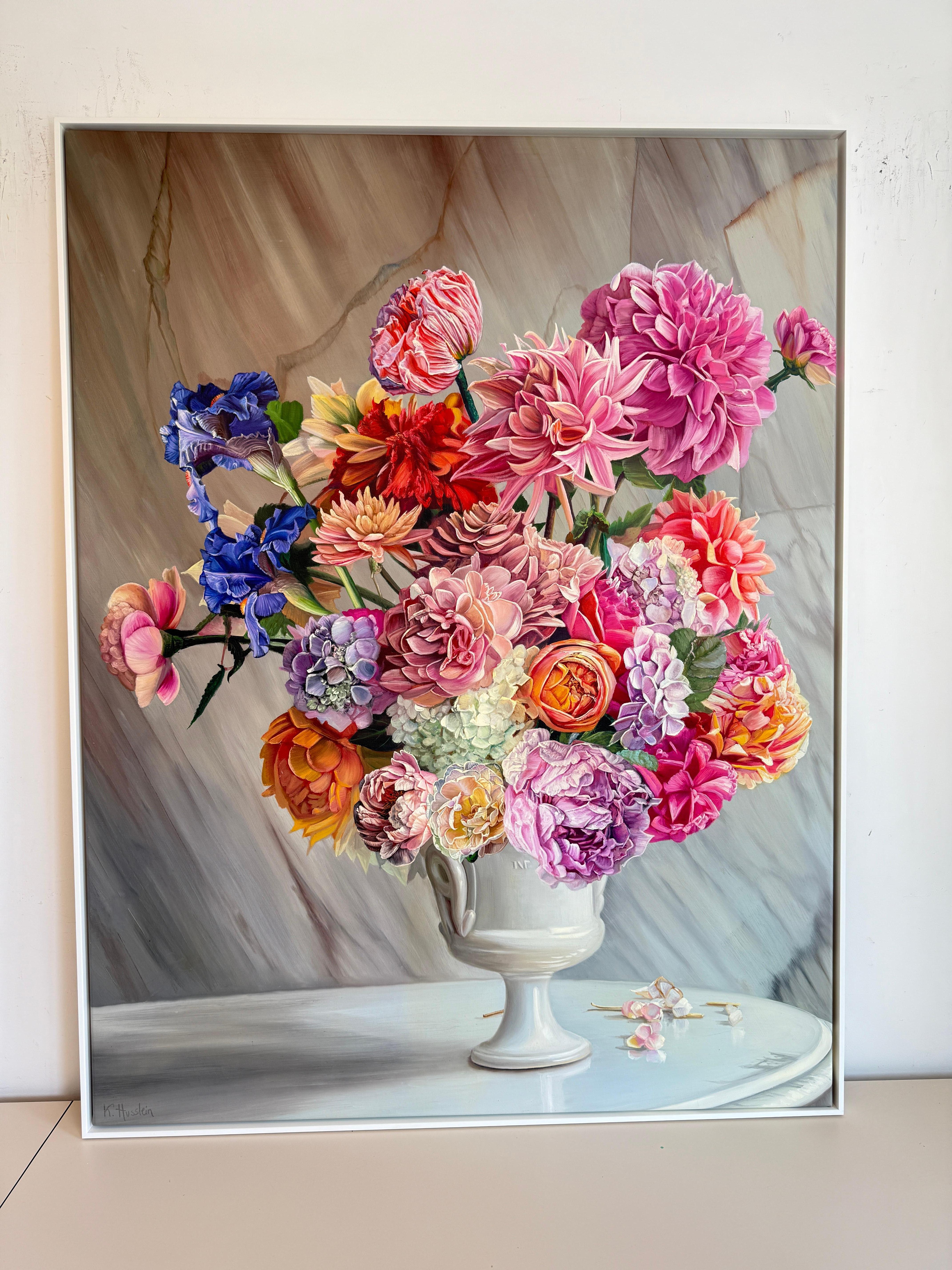 Make me immortal with a Kiss - K Husslein Botanical Hyperrealistic Still life For Sale 3