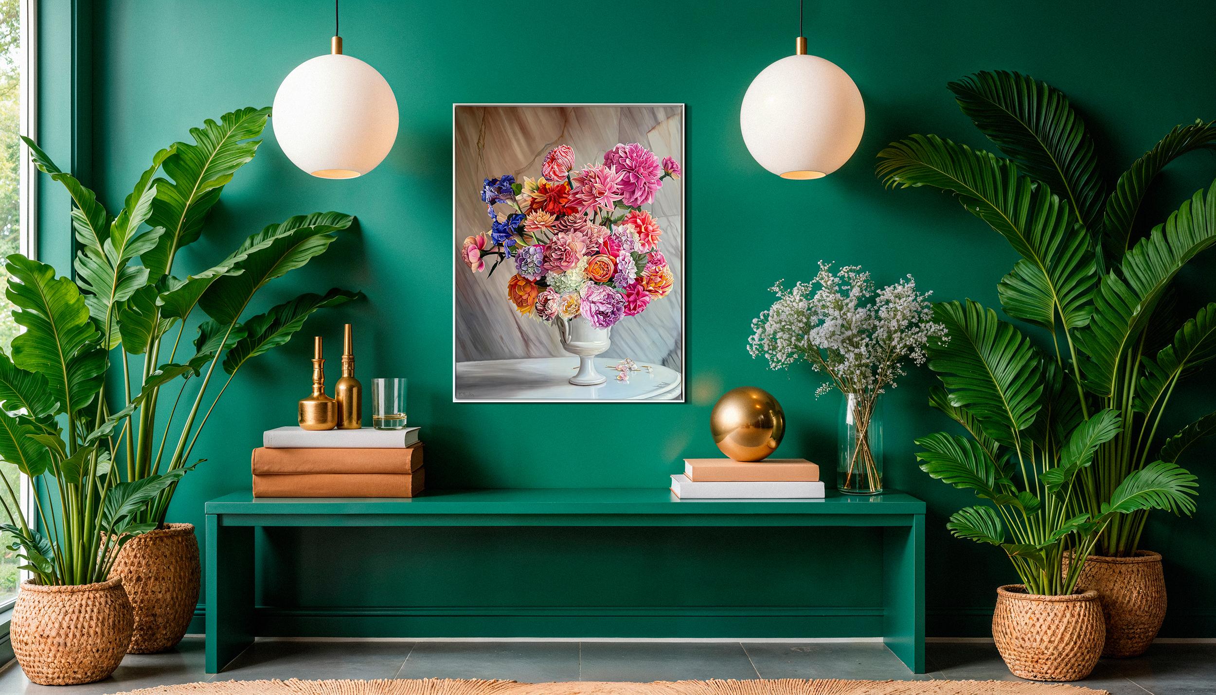 Make me immortal with a Kiss - K Husslein Botanical Hyperrealistic Still life For Sale 6