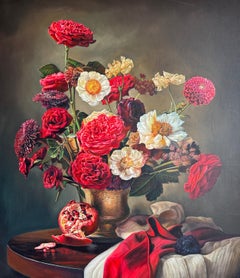 Meine Lippen erinnern sich noch an den Geschmack, Granatapfel - K.Husslein Blume Stillleben