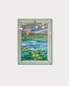 „Ocean Breeze“ – K. Husslein: abstrakte figurative Malerei
