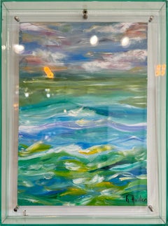 „Ocean Breeze“ – K. Husslein: abstrakte figurative Malerei