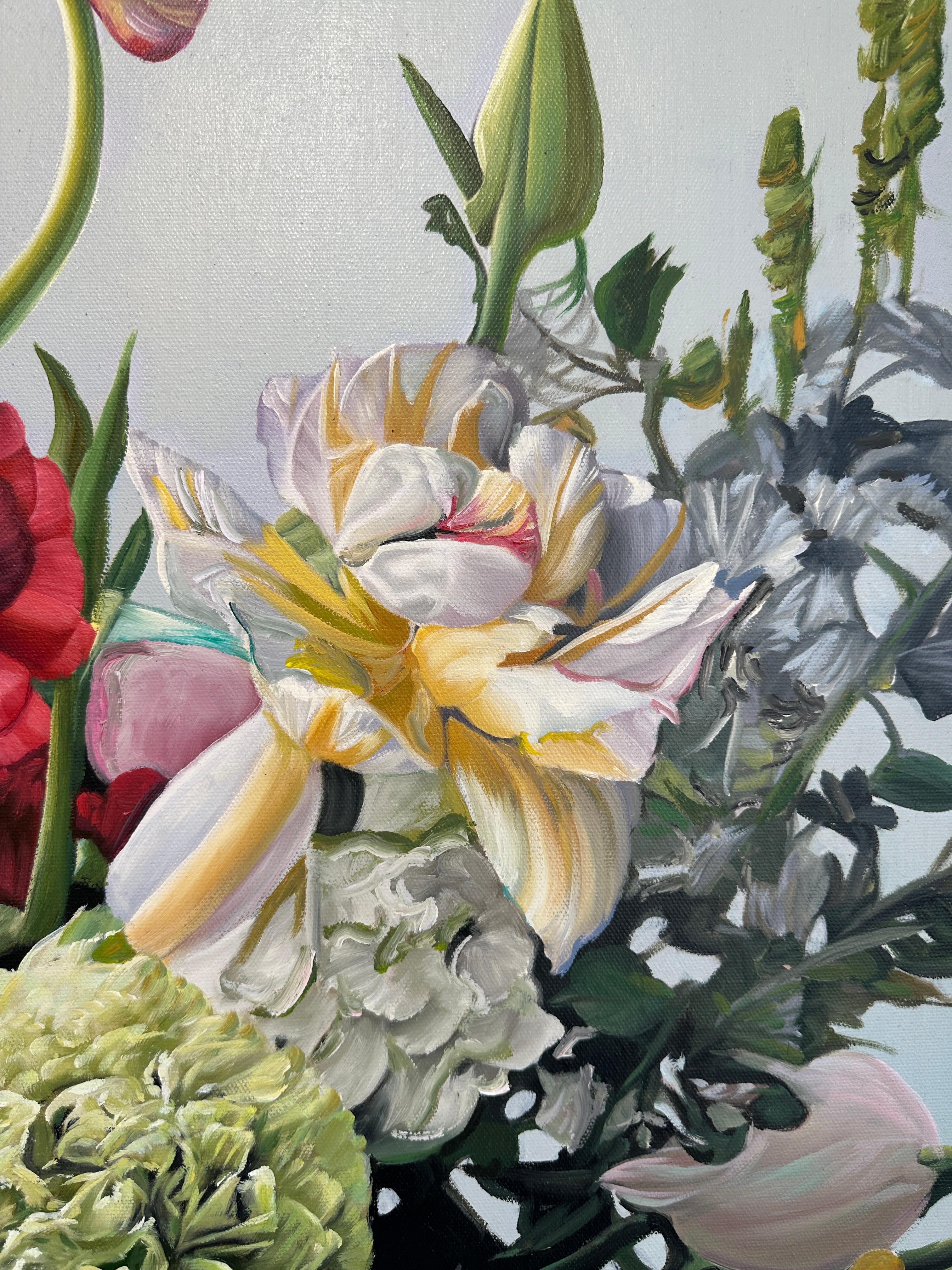 Unsere Liebe, ein Mensch zu sein, von K Husslein Botanical Hyperrealistisches Stillleben im Angebot 7