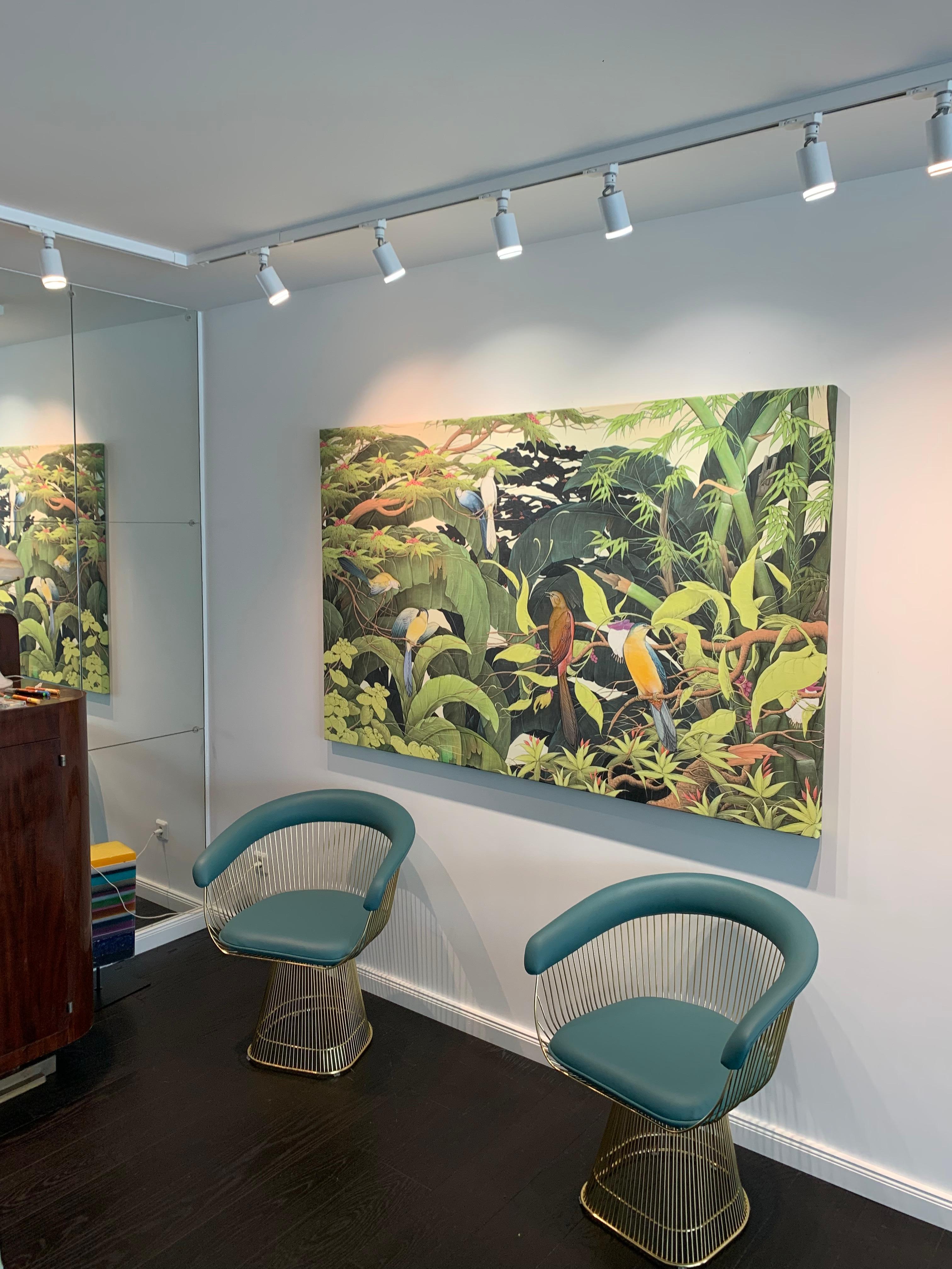 Paraíso encontrado by Katharina Husslein Pintura contemporánea de gran colorido 11