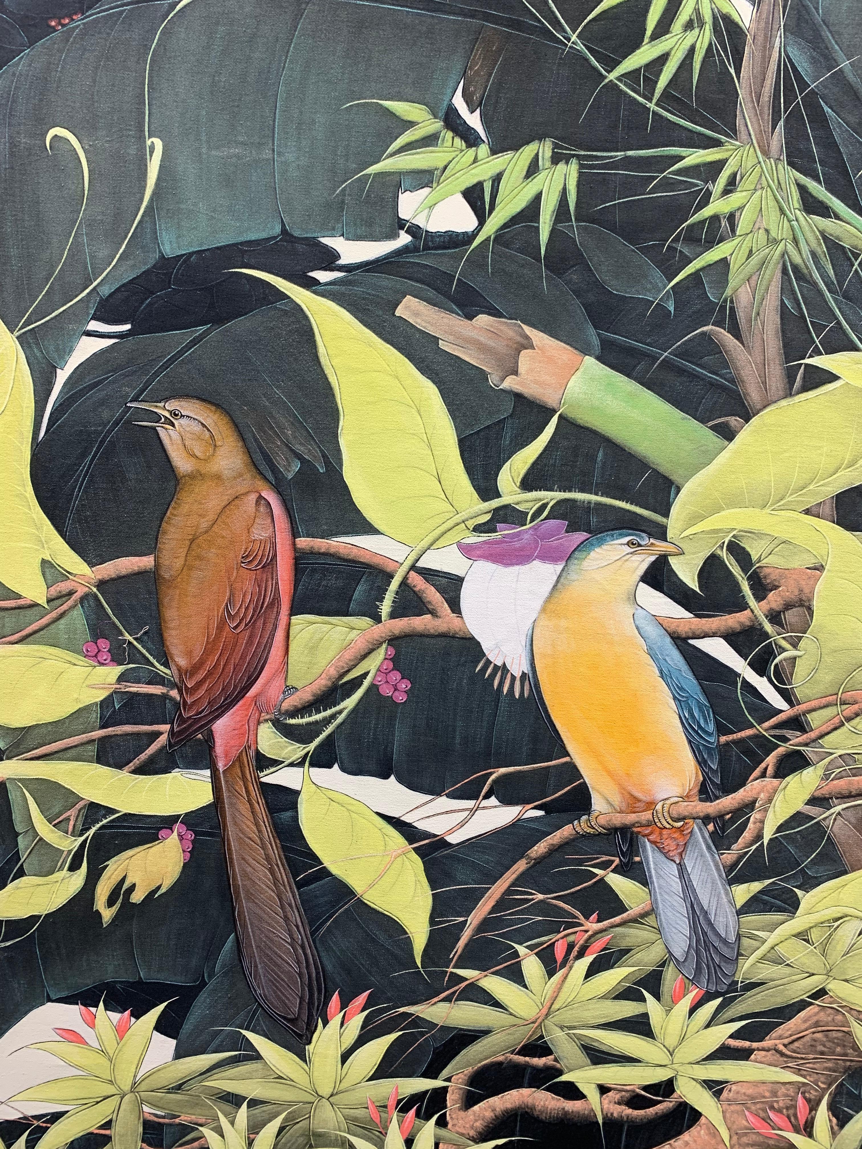 Paraíso encontrado by Katharina Husslein Pintura contemporánea de gran colorido 12