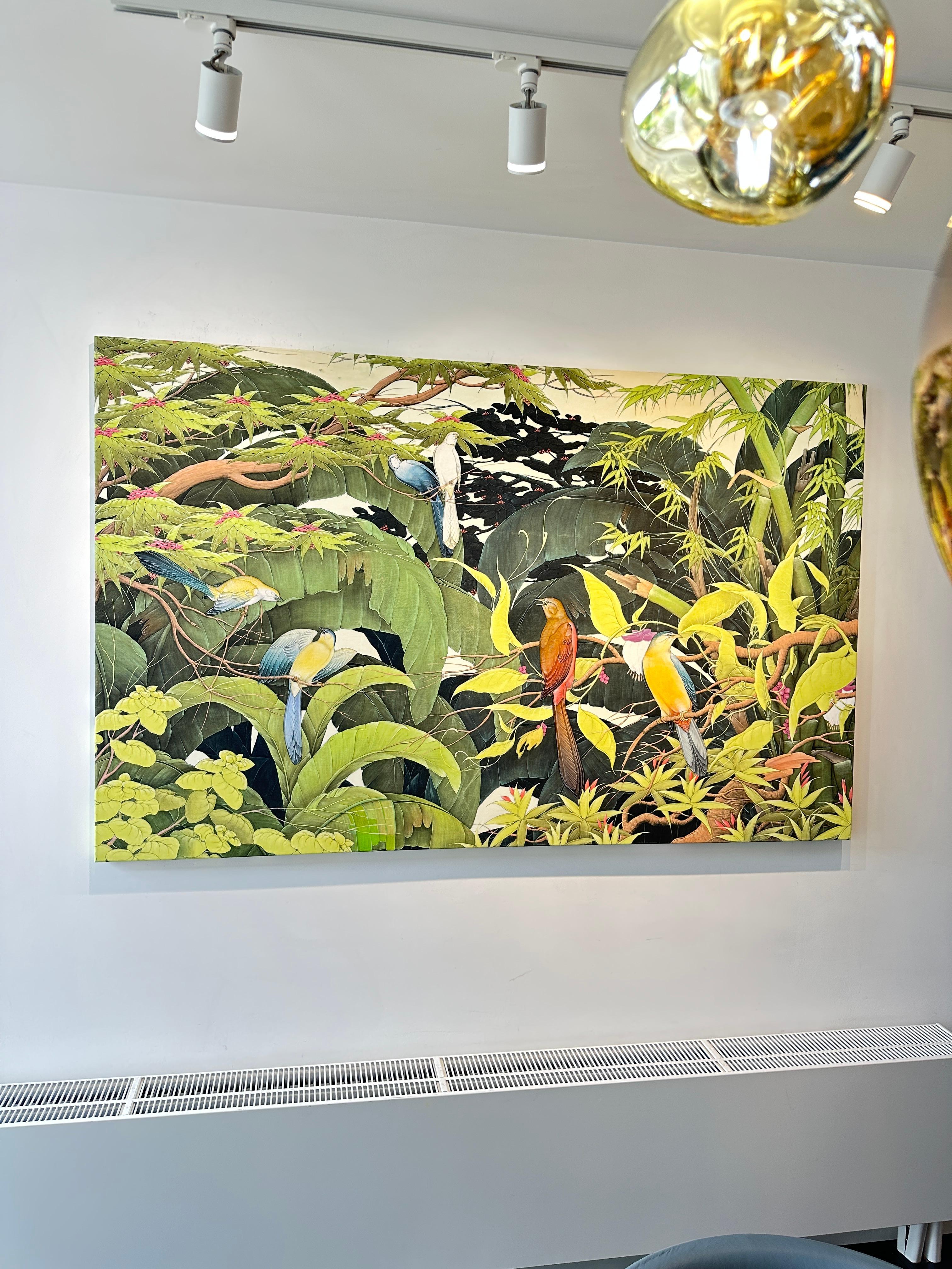 Paraíso encontrado by Katharina Husslein Pintura contemporánea de gran colorido 15