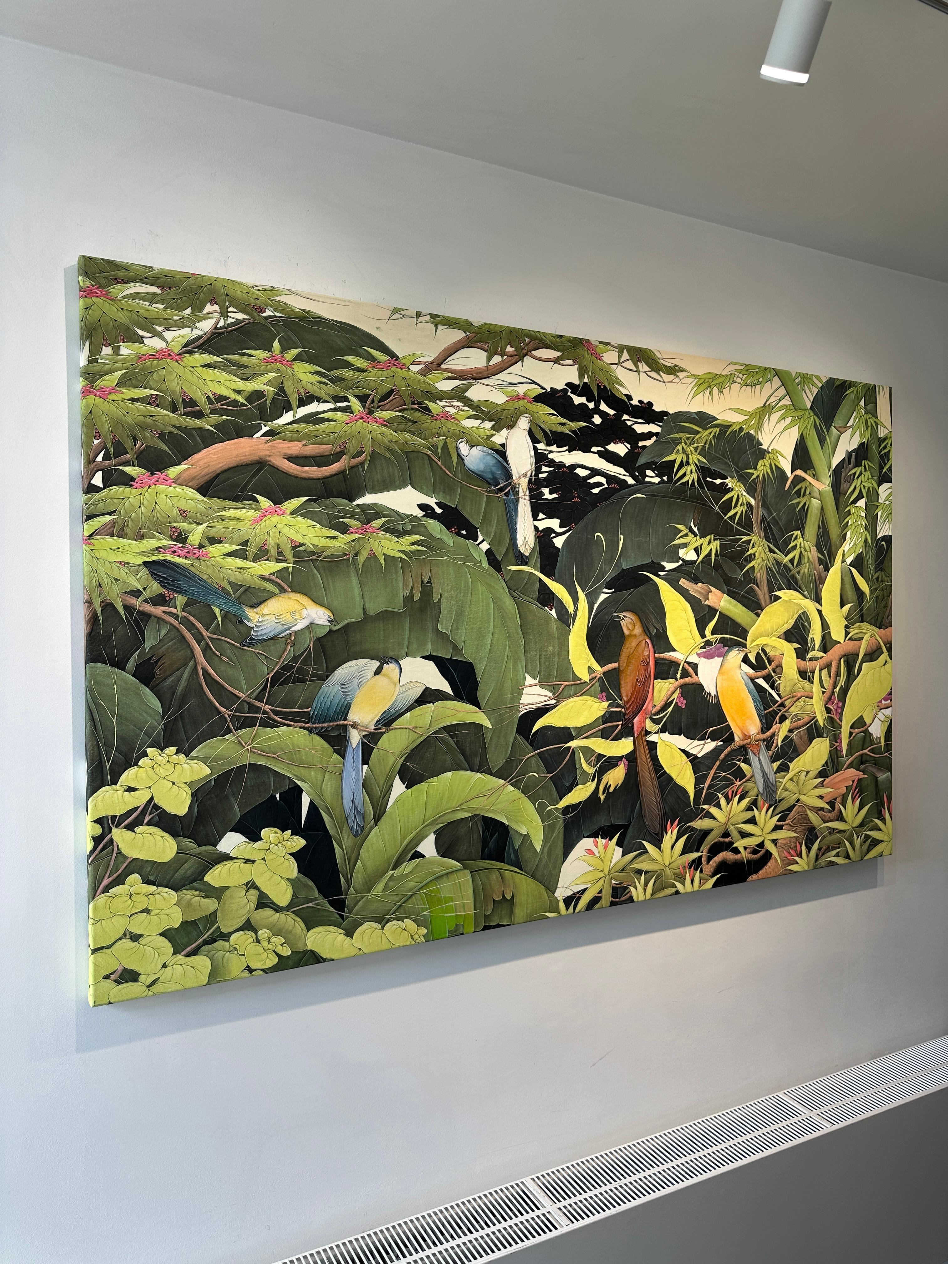 Paraíso encontrado by Katharina Husslein Pintura contemporánea de gran colorido 17