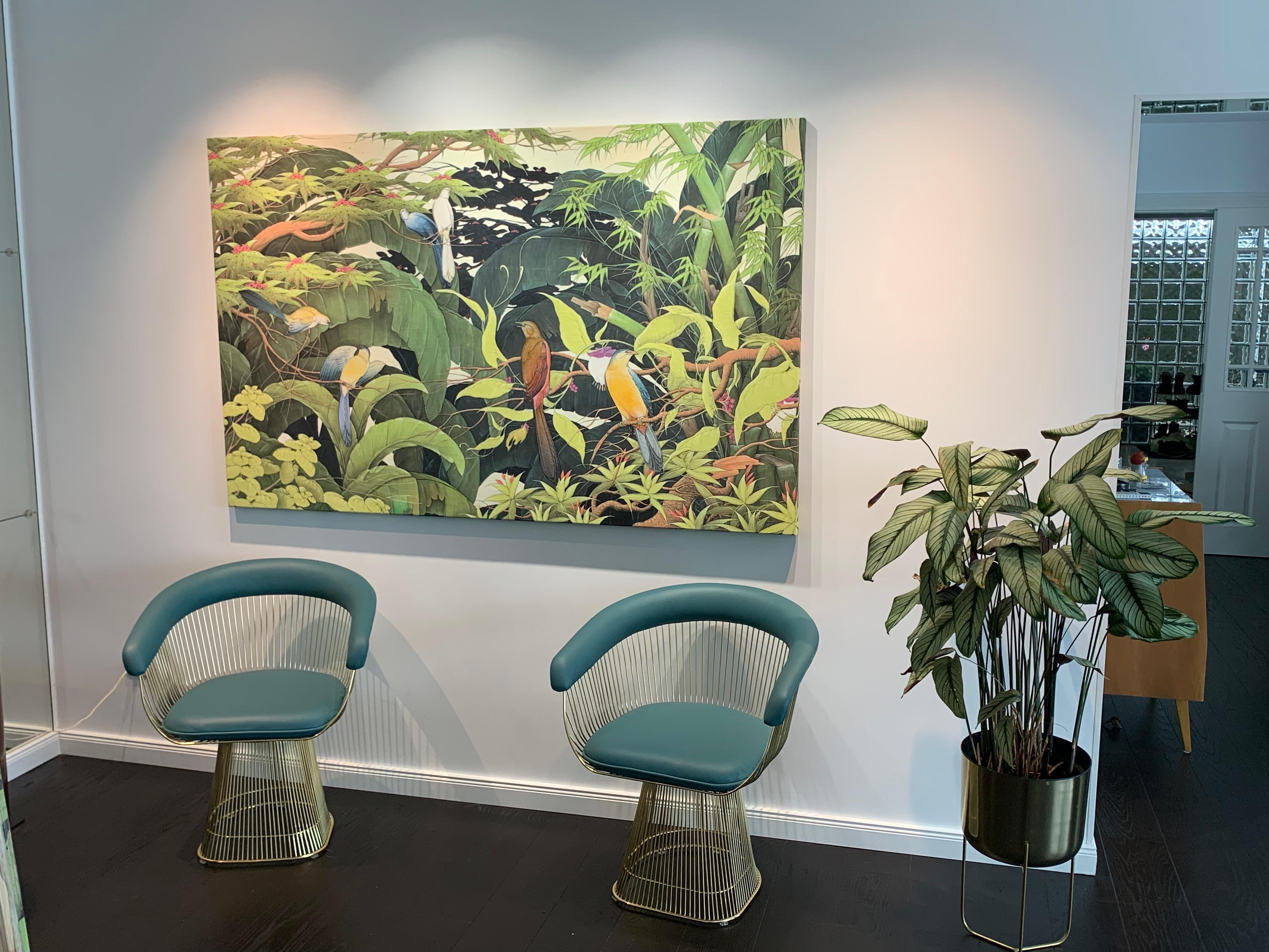 Paraíso encontrado by Katharina Husslein Pintura contemporánea de gran colorido 2