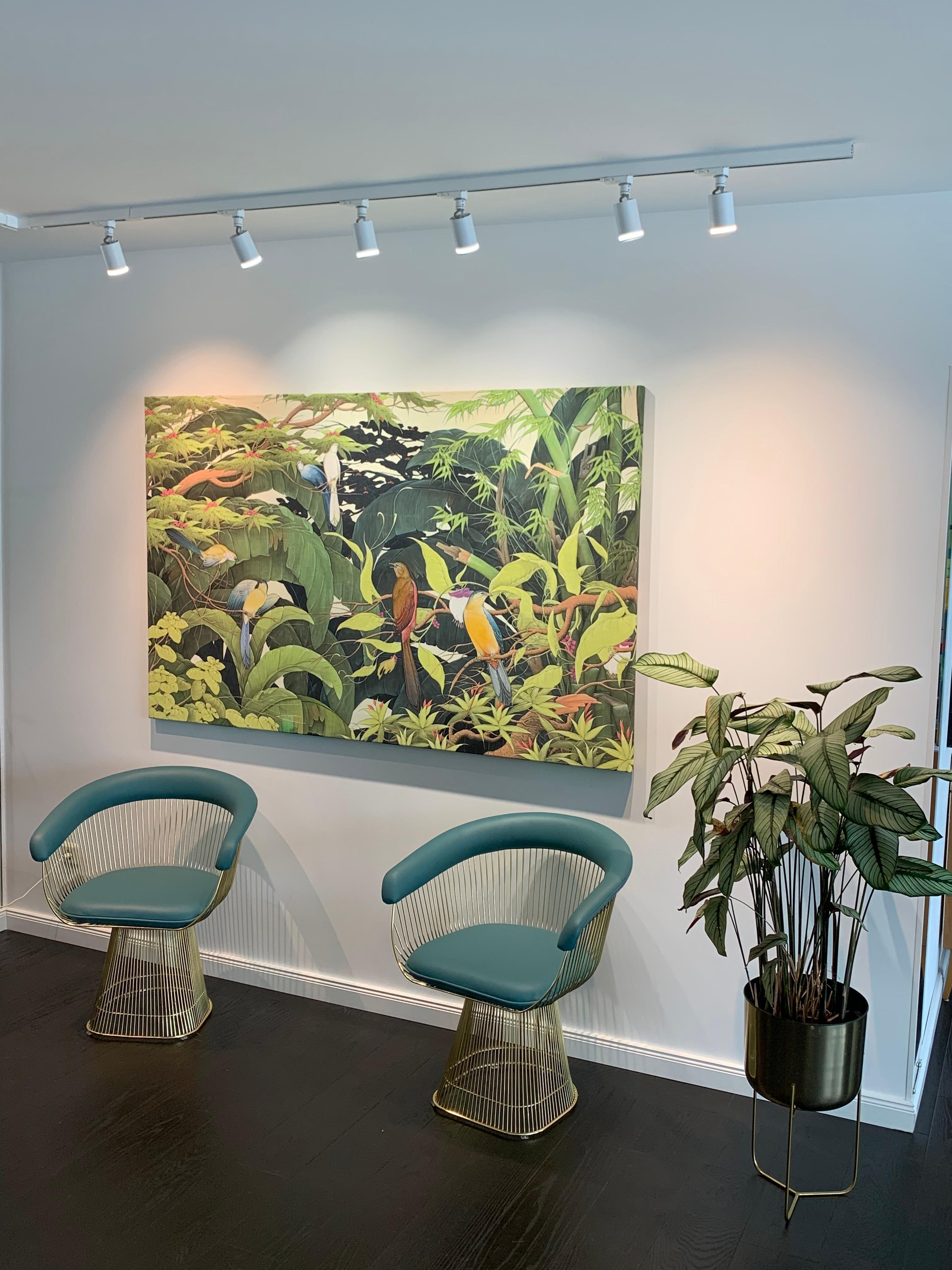 Paradise Found by Katharina Husslein Large Colorful Contemporary Painting 2
