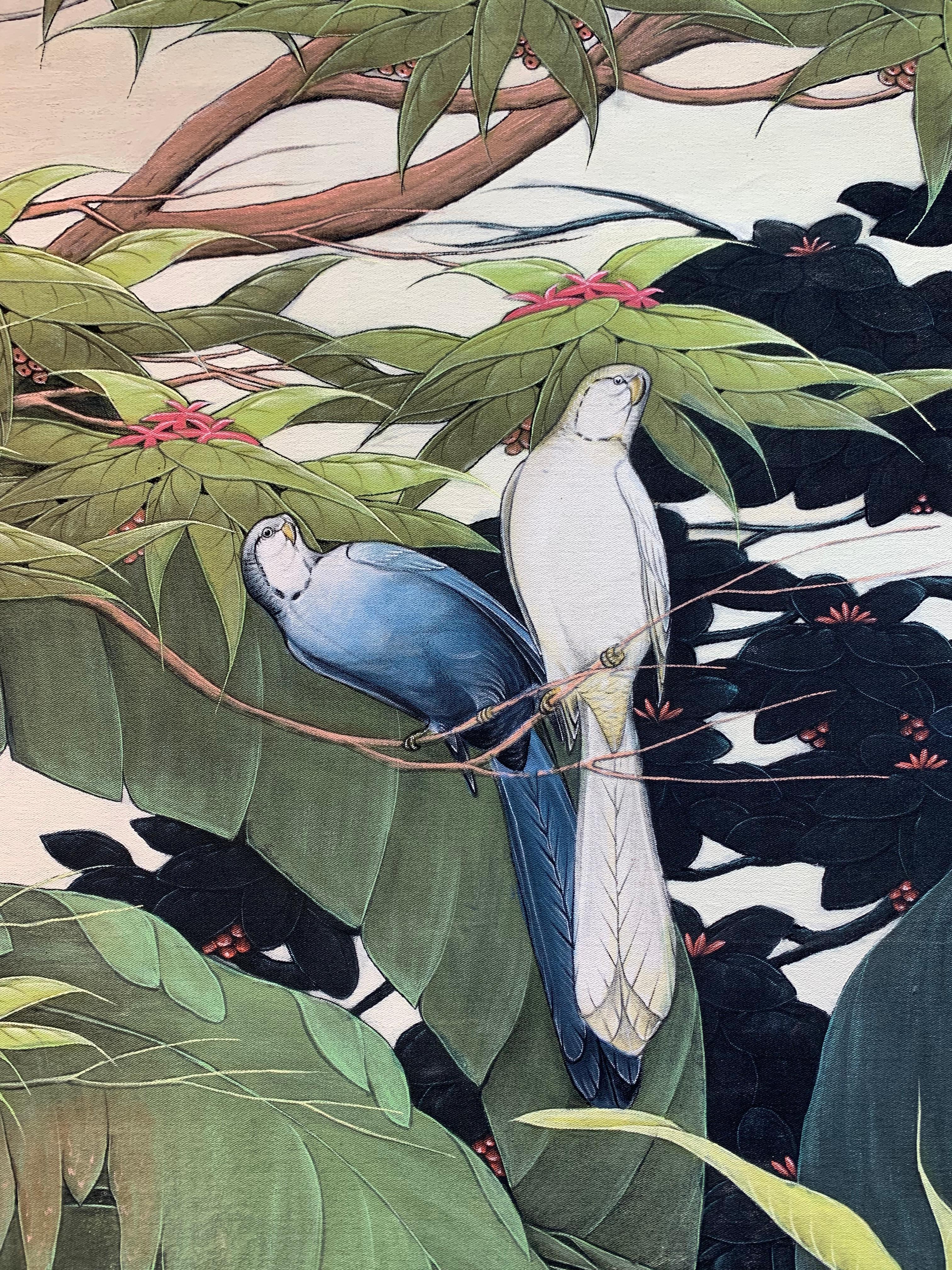 Paraíso encontrado by Katharina Husslein Pintura contemporánea de gran colorido 7