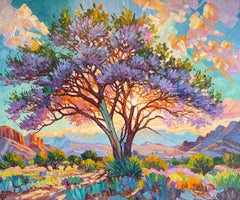 Arraigados para siempre by K.Husslein Pintura al óleo Paisaje al Impasto