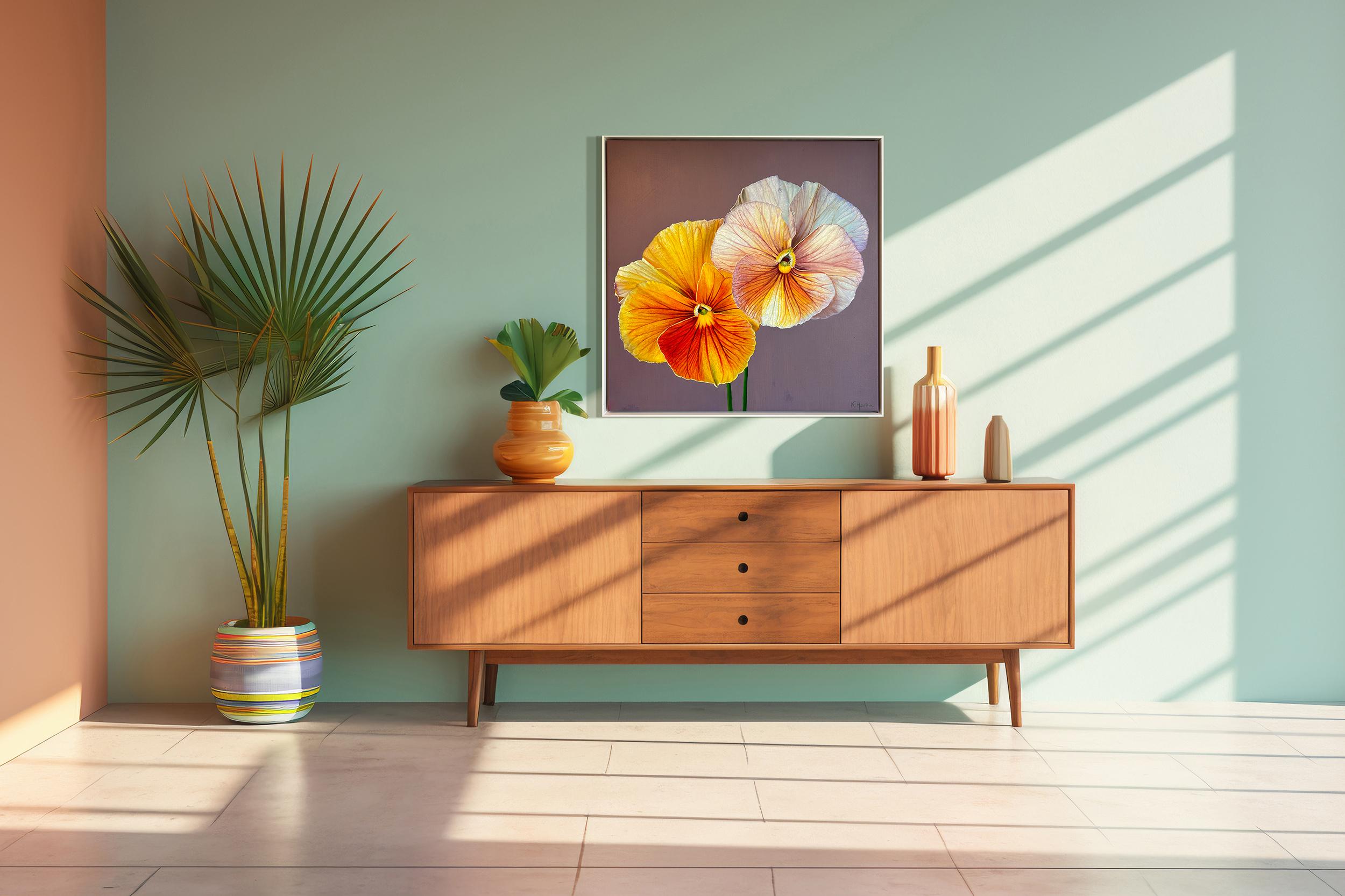 L'âme rencontre l'âme sur les lèvres de l'amant - K.Kusslein Nature morte hyperréaliste en vente 13